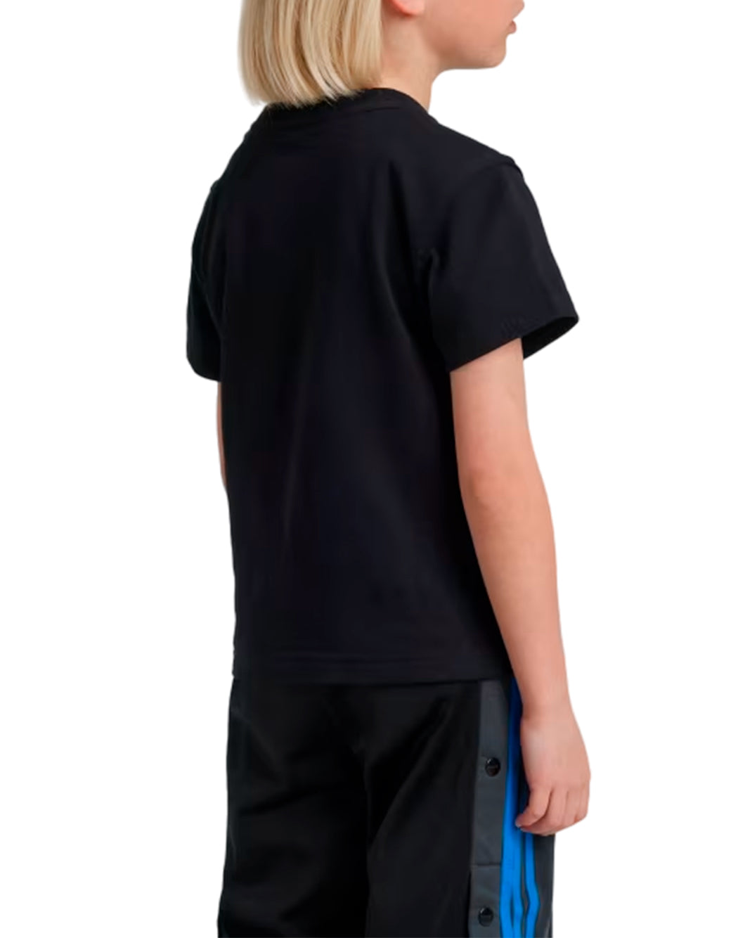 Adidas T-SHIRT WITH MAXI TREFOIL LOGO Black