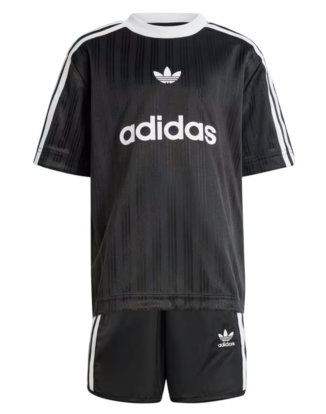 Adidas SET PANTALONCINI E MAGLIETTA DA CALCIO Nero