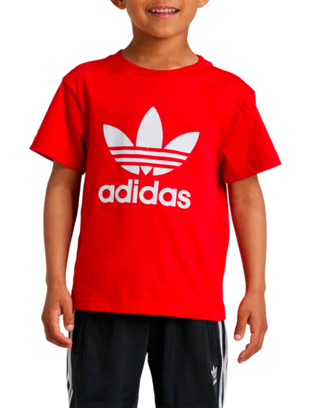 Adidas T-SHIRT ADICOLOR TREFOIL Rosso