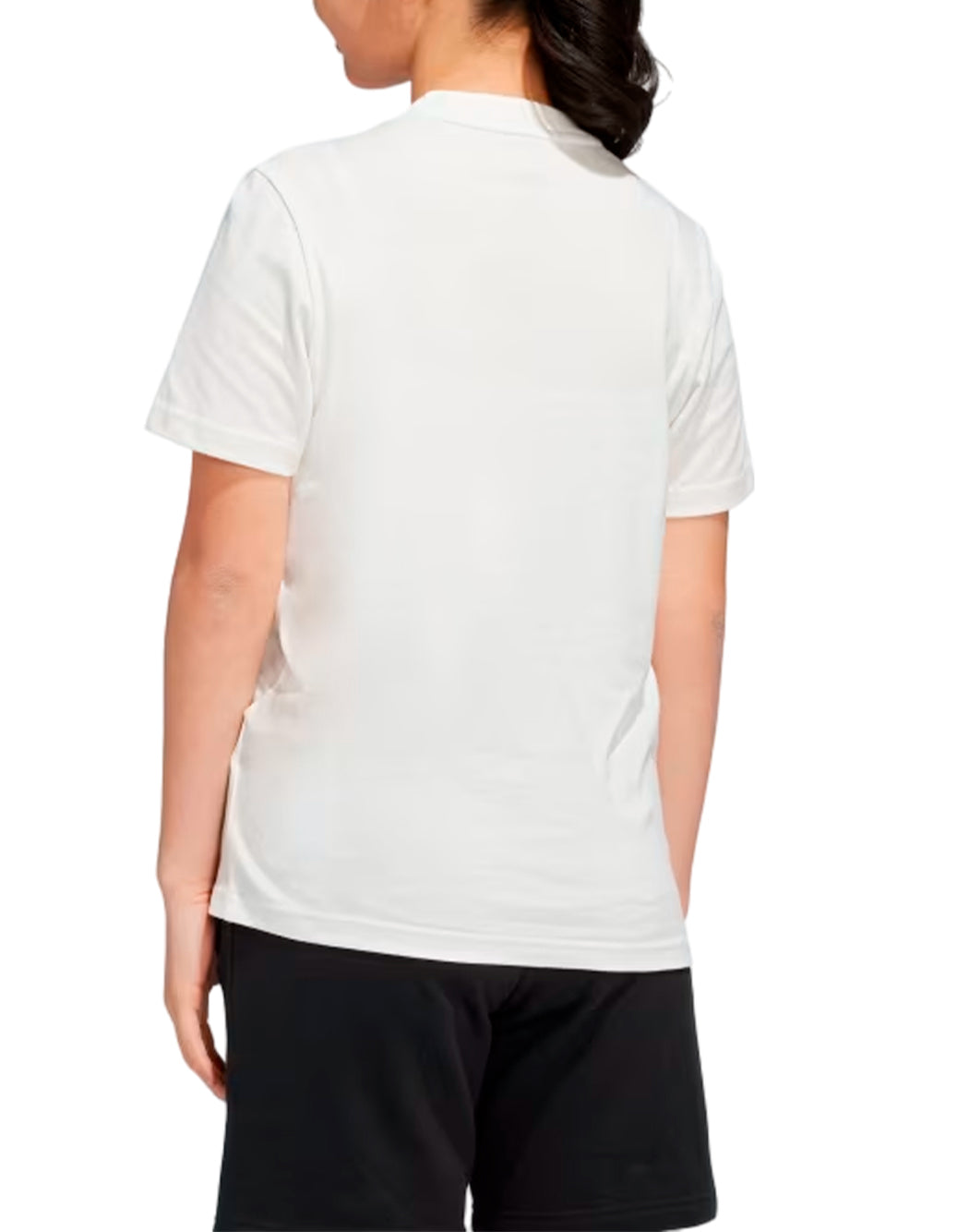 Adidas T-SHIRT CON LOGO TREFOIL Bianco