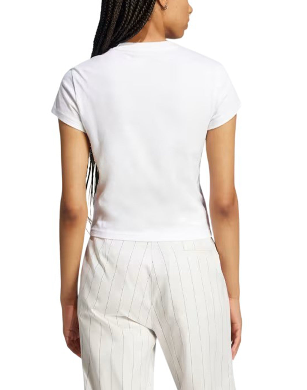 Adidas T-SHIRT ESSENTIALS SLIM Bianco