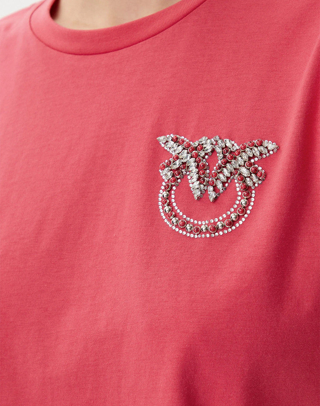 "Pinko T-SHIRT "NAMBRONE" Rosso"