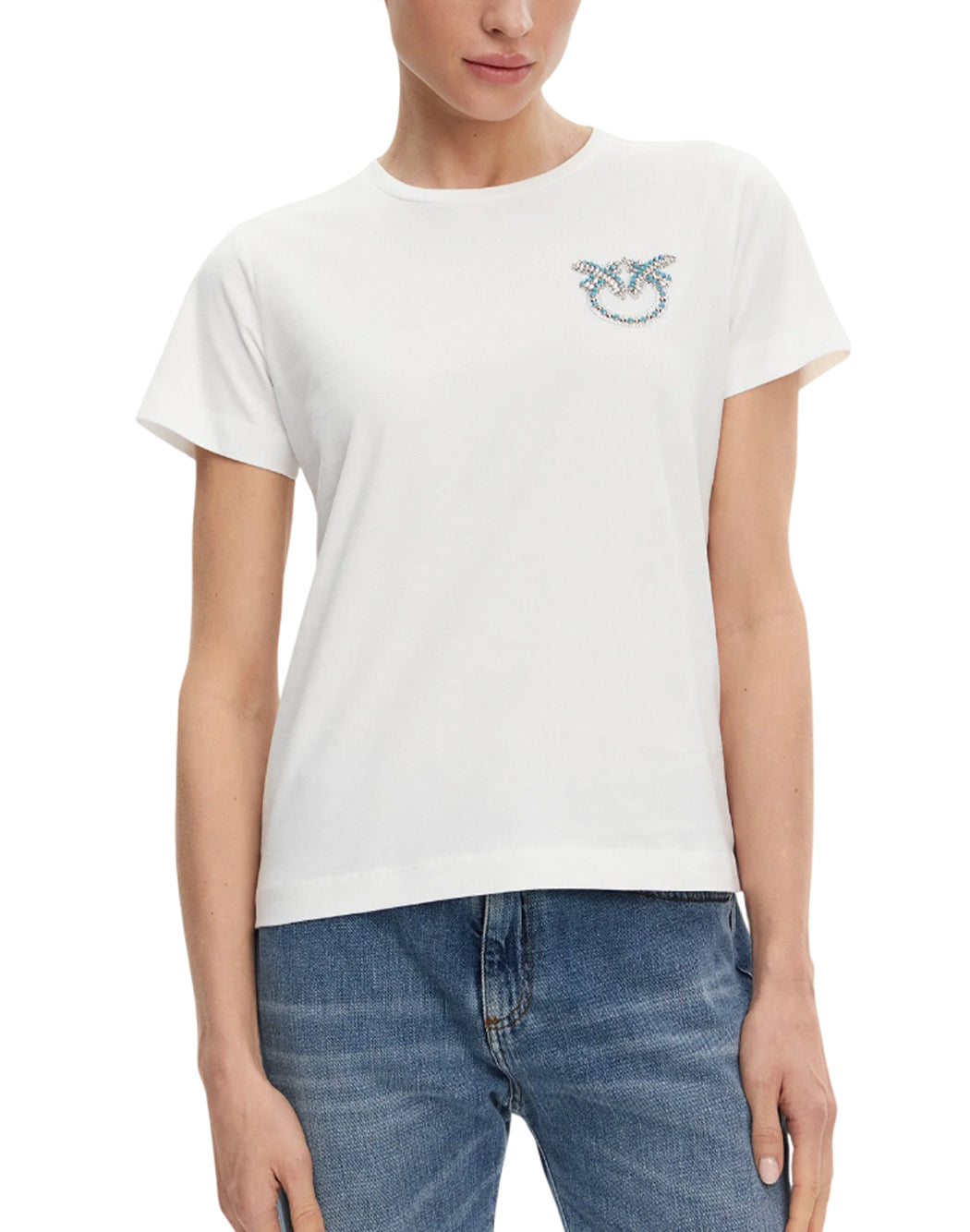 "Pinko T-SHIRT "NAMBRONE" Bianco"