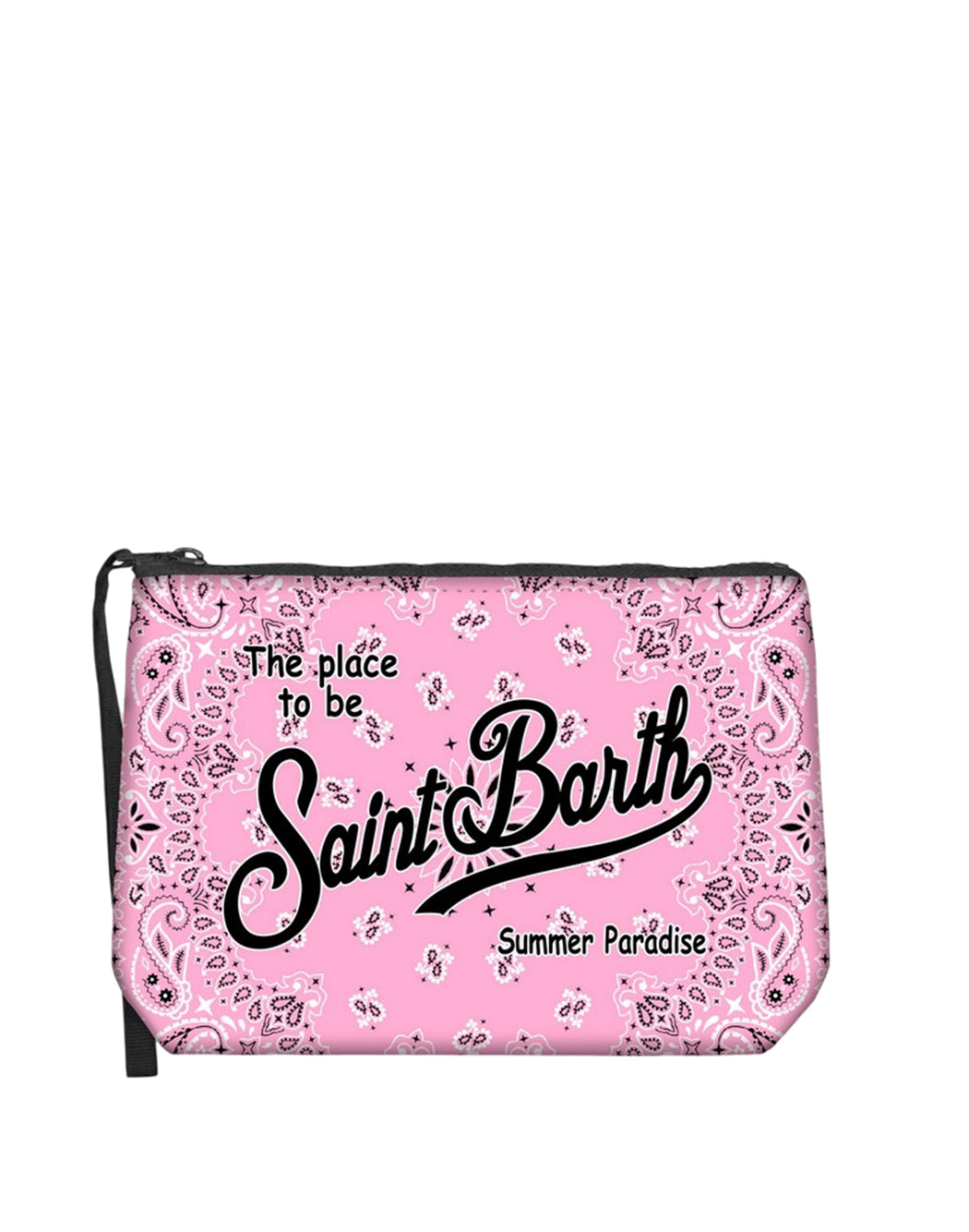 Mc2 Saint Barth POCHETTE ALINE CON STAMPA BANDANA Rosa