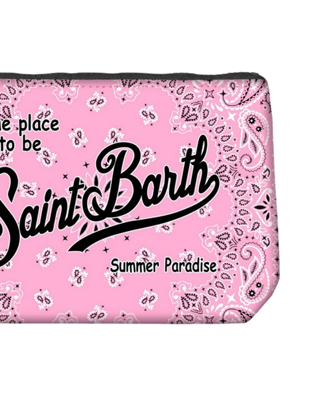 Mc2 Saint Barth POCHETTE ALINE CON STAMPA BANDANA Rosa