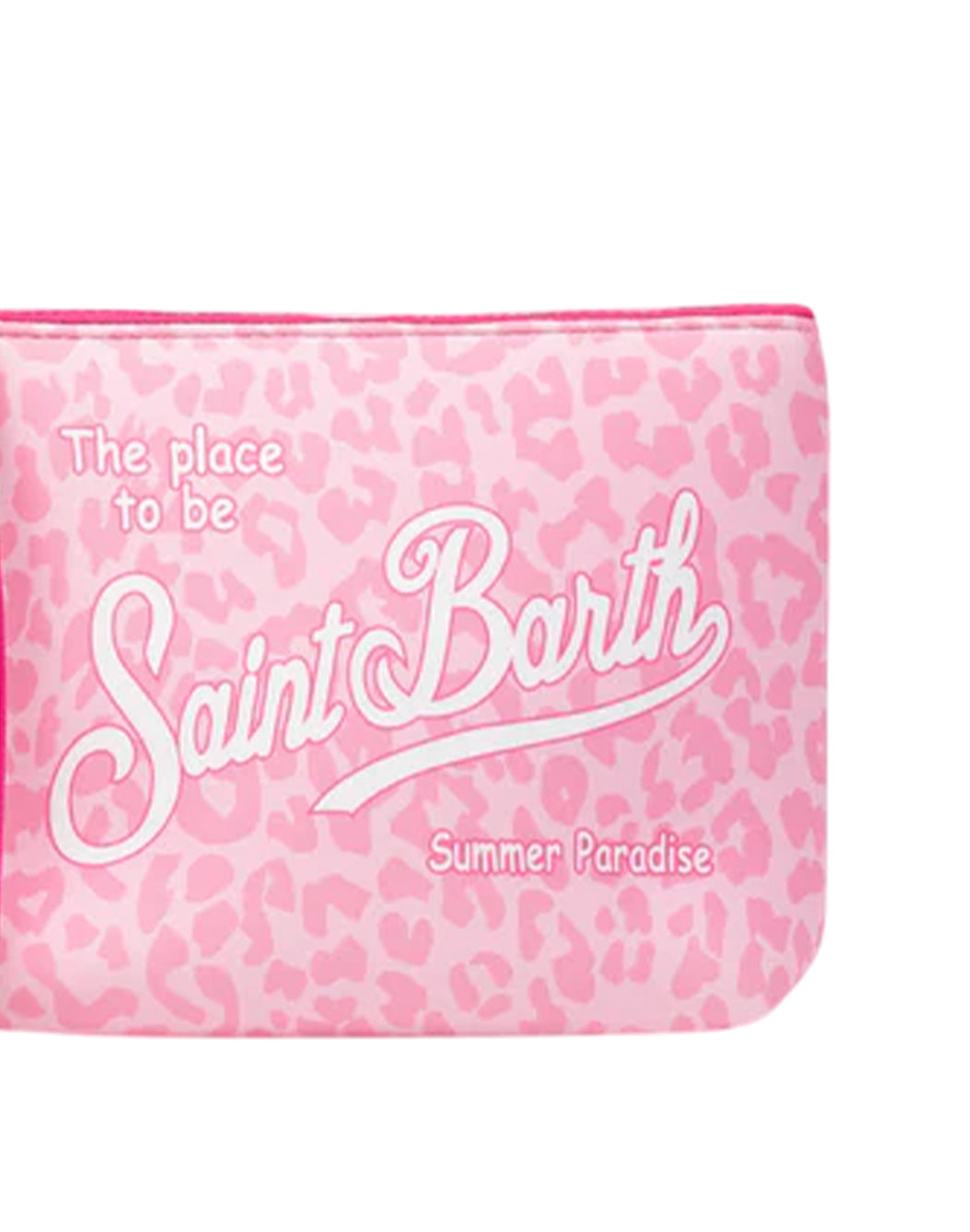 Mc2 Saint Barth POCHETTE ALINE CON STAMPA ANIMALIER Rosa
