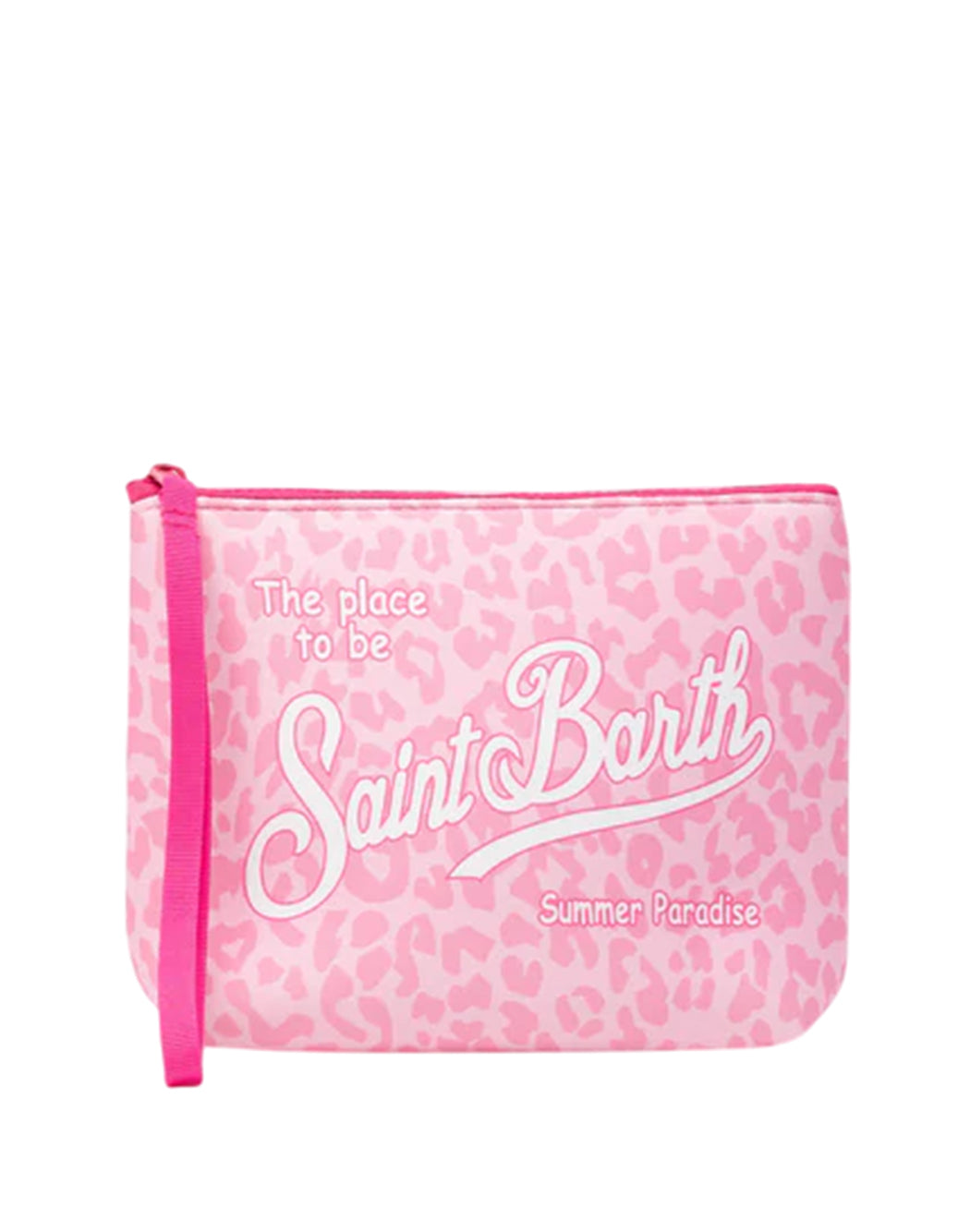 Mc2 Saint Barth POCHETTE ALINE CON STAMPA ANIMALIER Rosa