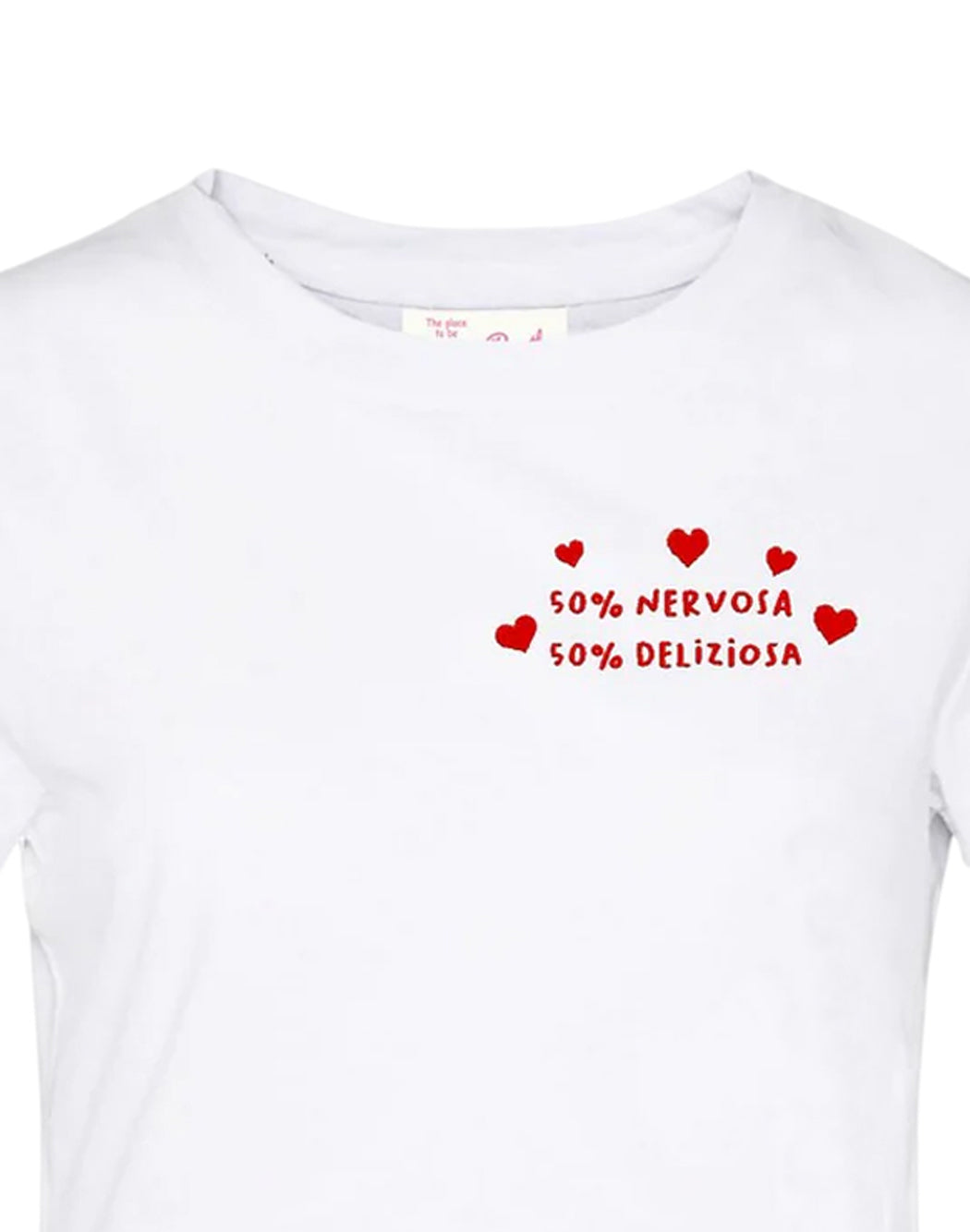 Mc2 Saint Barth T SHIRT EMILIE CON LOGO Bianco