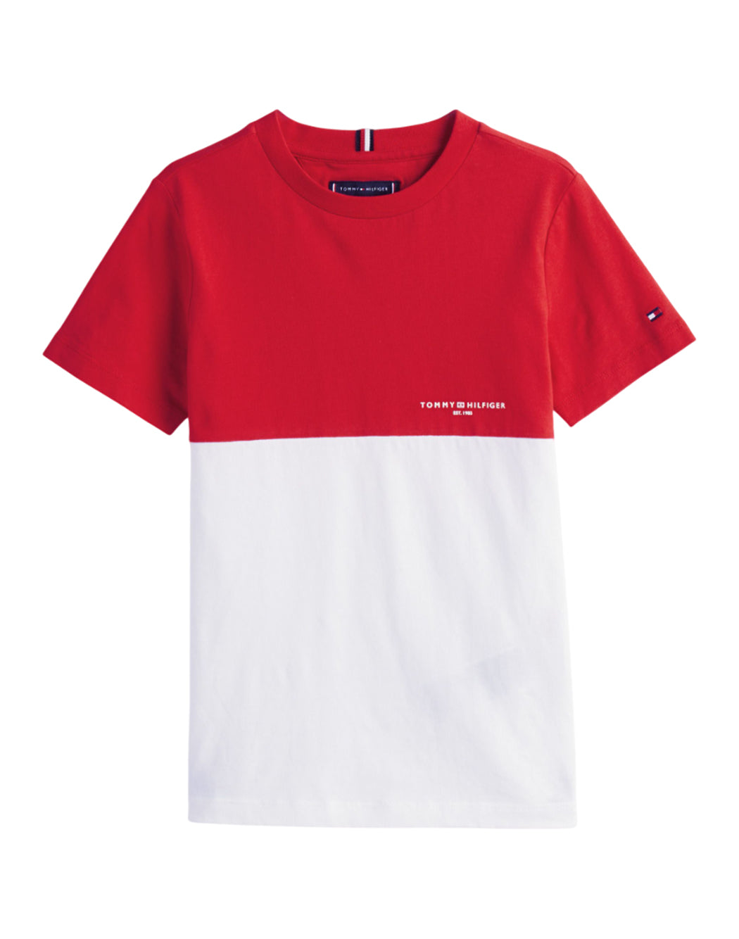 Tommy Hilfiger COMPLETO CON LOGO RICAMATO Bianco