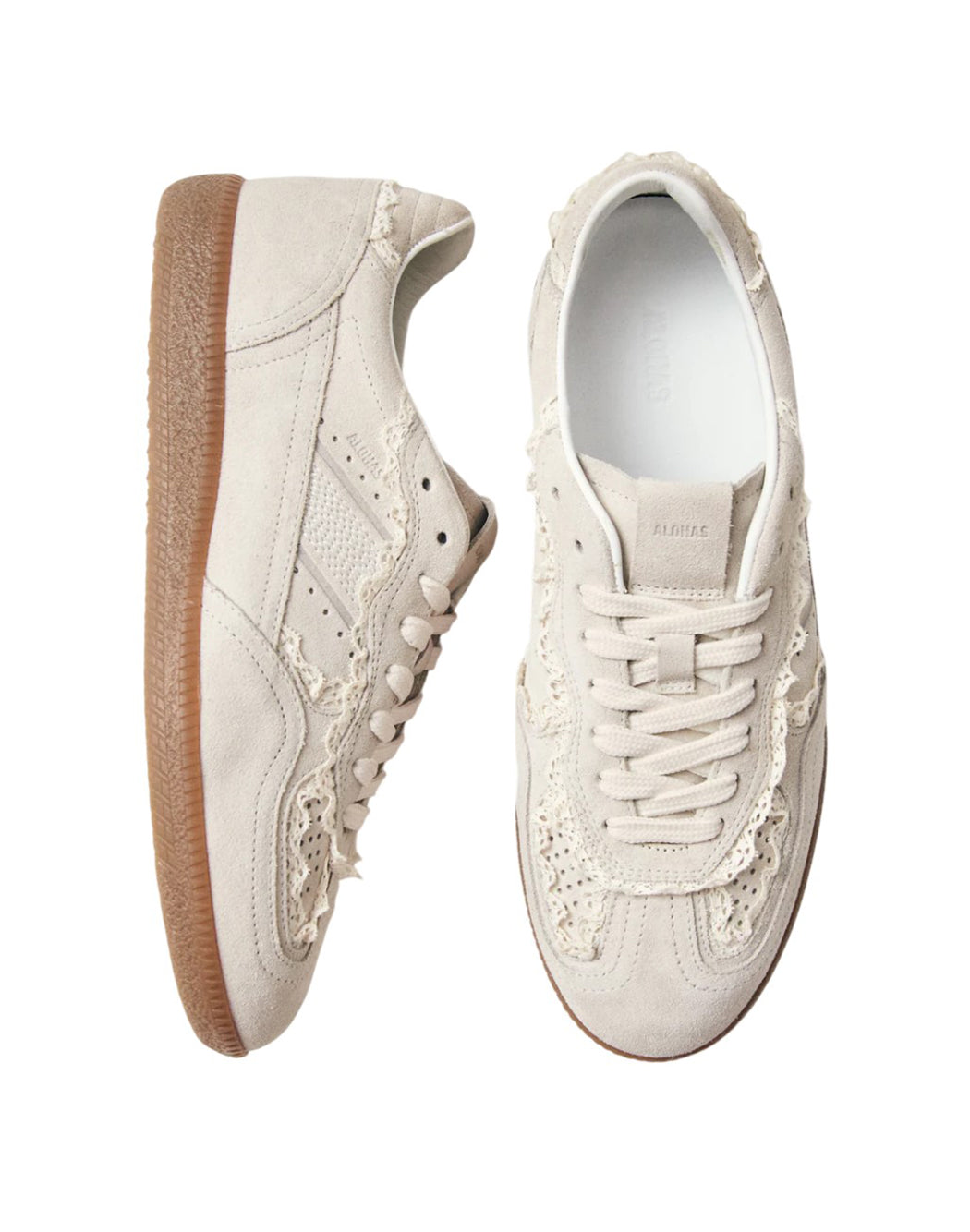 Alohas SNEAKERS EFFETTO UNCINETTO Neutro