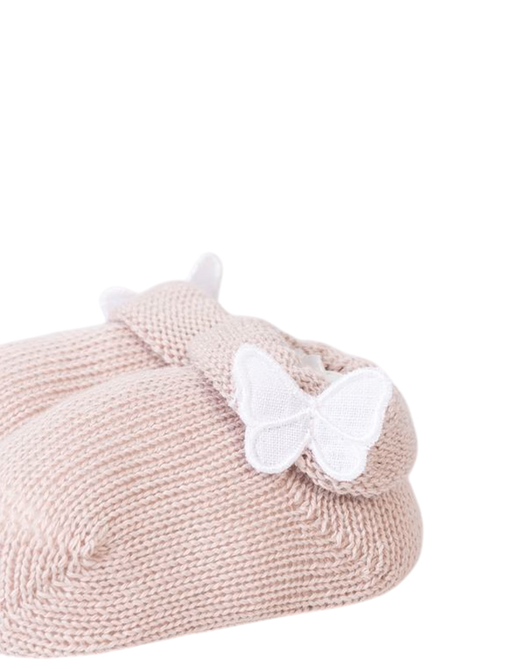 Baby Lord SCARPINE IN MAGLIA CON FARFALLA Neutro
