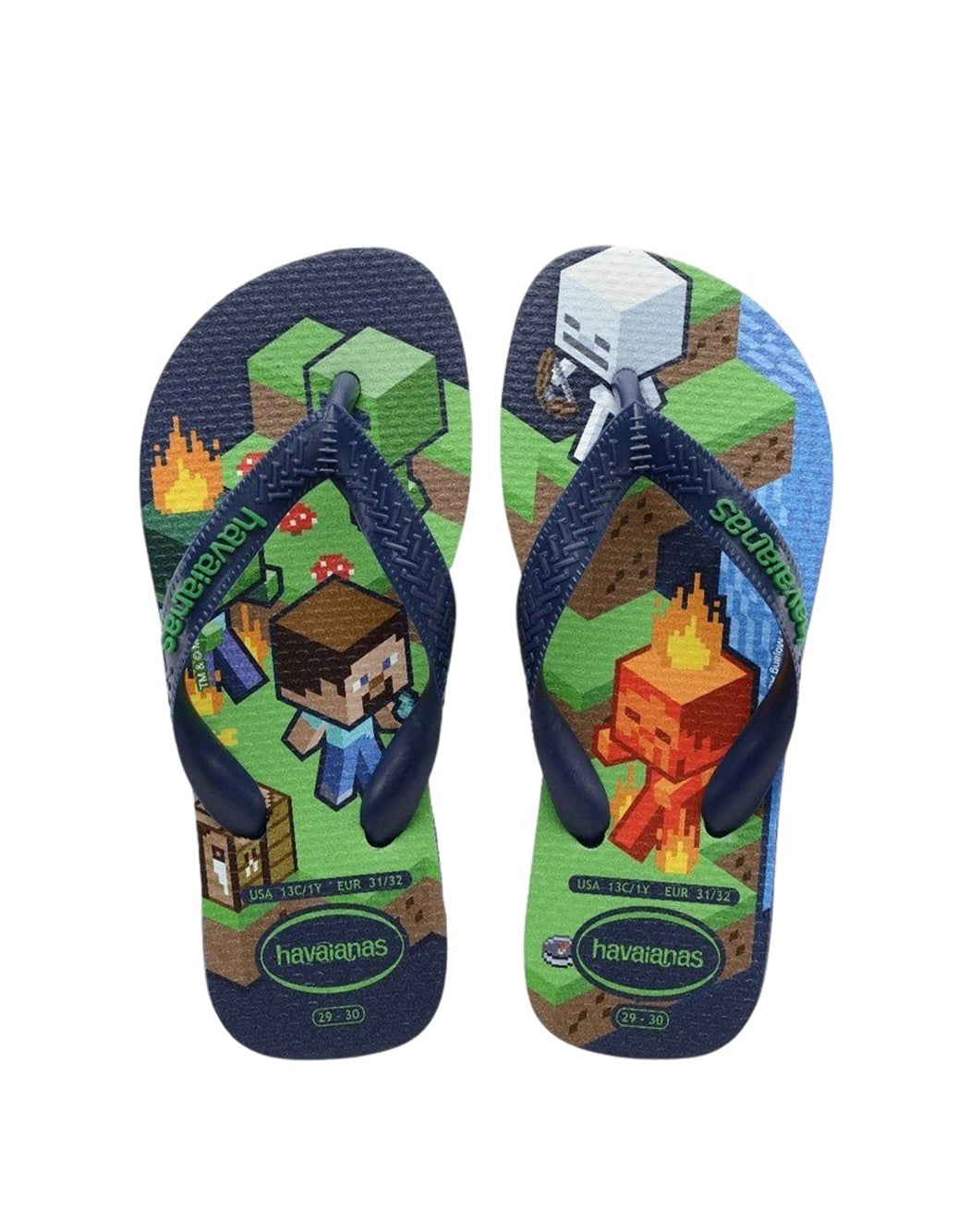 "Havaianas CIABATTE "MINECRAFT" Blu"