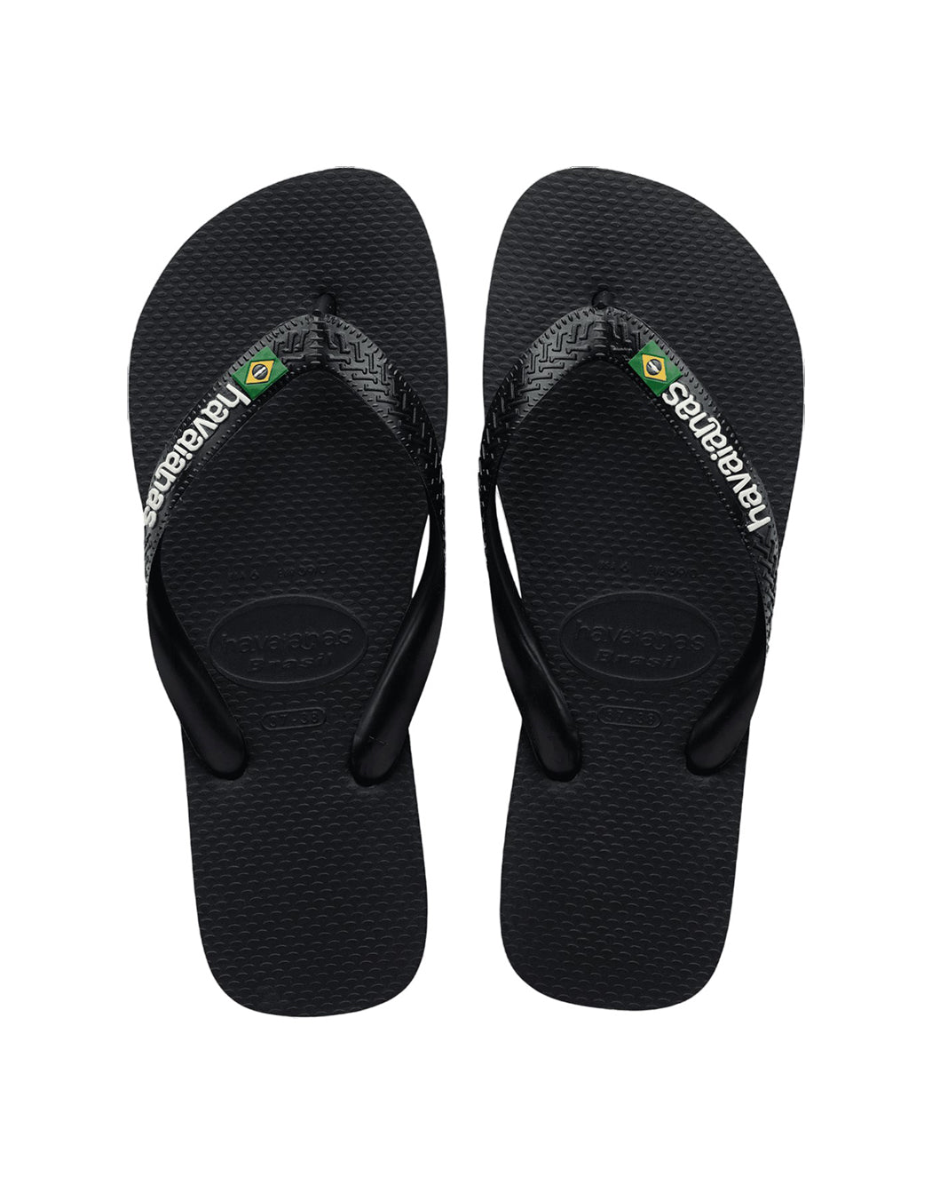 "Havaianas CIABATTE "BRASIL LOGO" Nero"