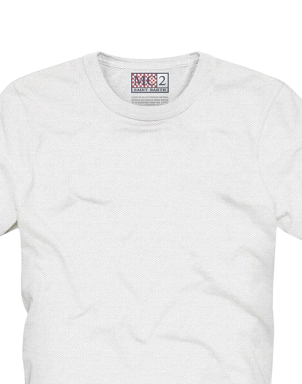 Mc2 Saint Barth T-SHIRT CALYPSO BASIC Bianco