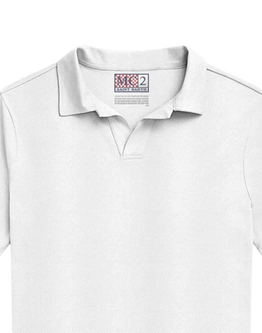 Mc2 Saint Barth POLO CHIMERA BASIC Bianco