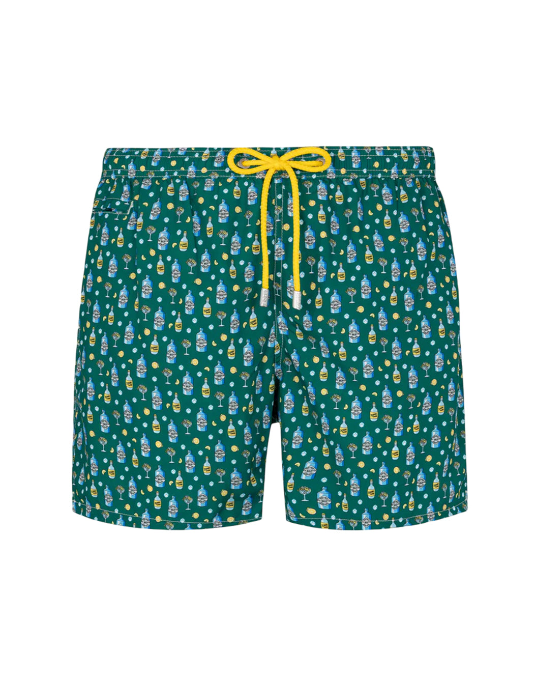 Mc2 Saint Barth SHORTS MARE LIGHTING MICRO FANTASIA Verde