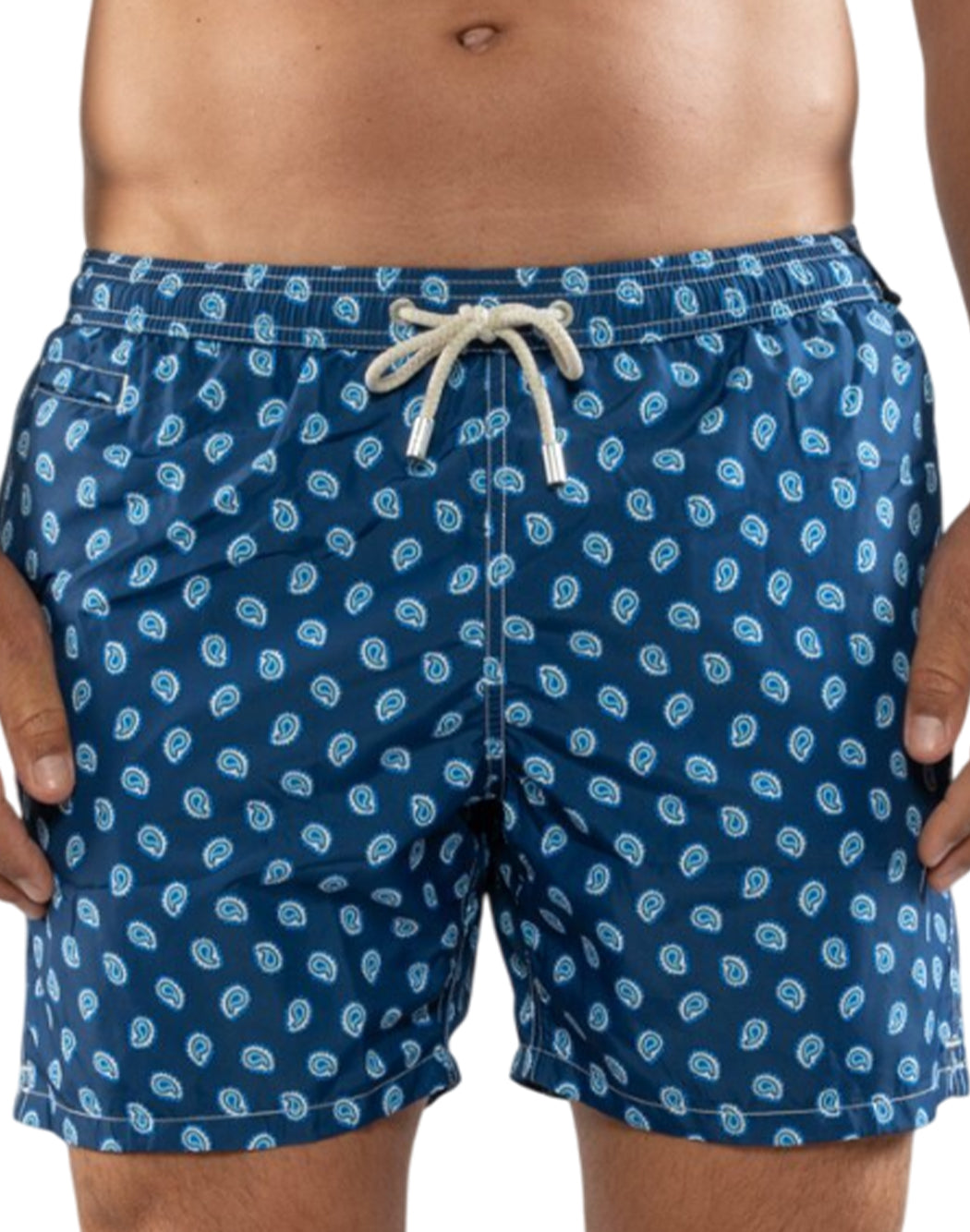 Mc2 Saint Barth SHORTS MARE LIGHTING MICRO FANTASIA Blu