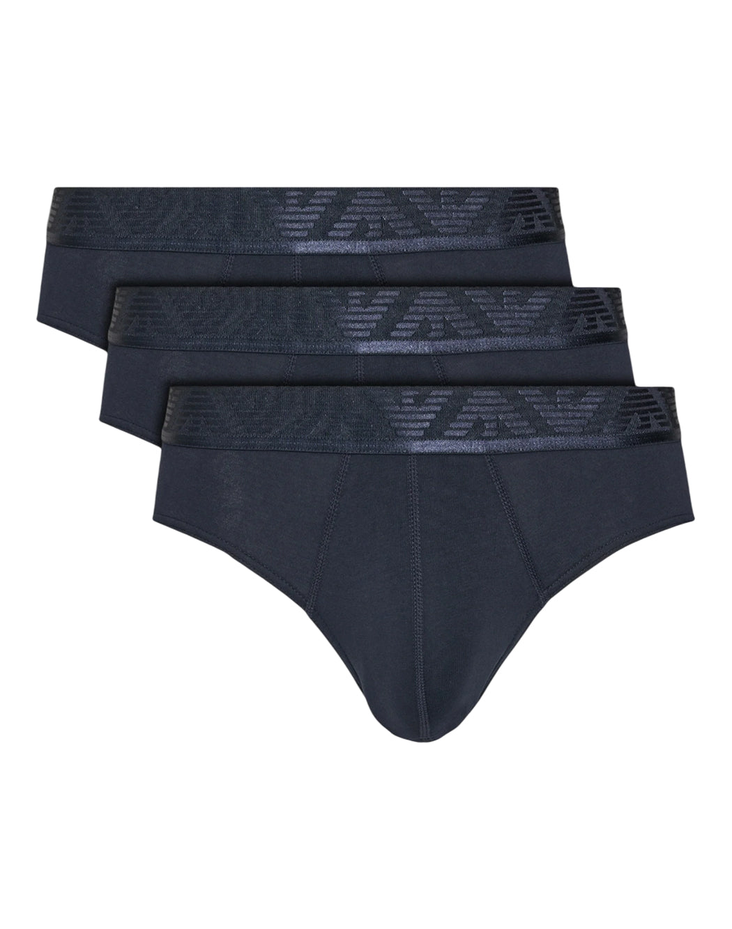 Emporio Armani Underware SLIP SHINY LOGOBAND ASV Blu