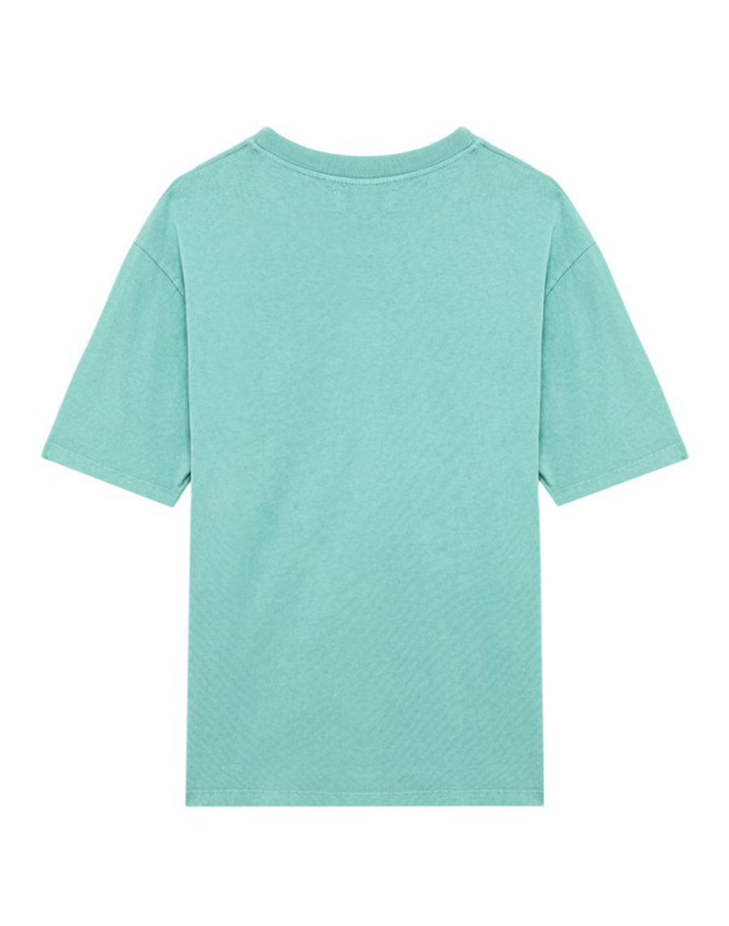 Amish T-SHIRT CON MICRO LOGO Azzurro