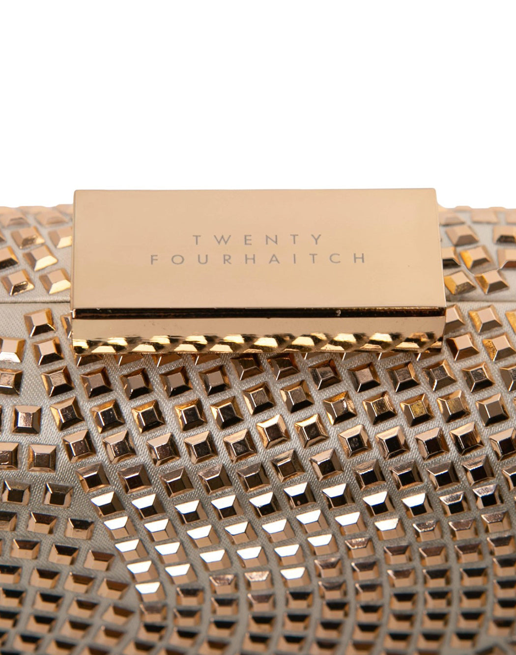 Twenty Fourhaitch POCHETTE PETRA CLUTCH Oro