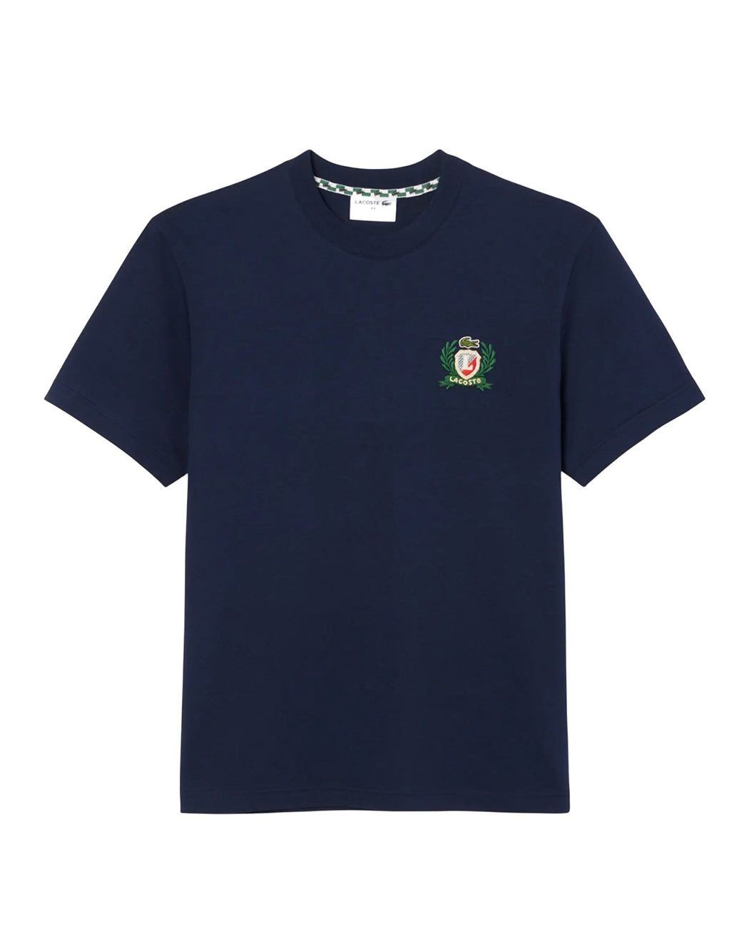 Lacoste T SHIRT RICAMATA Blu