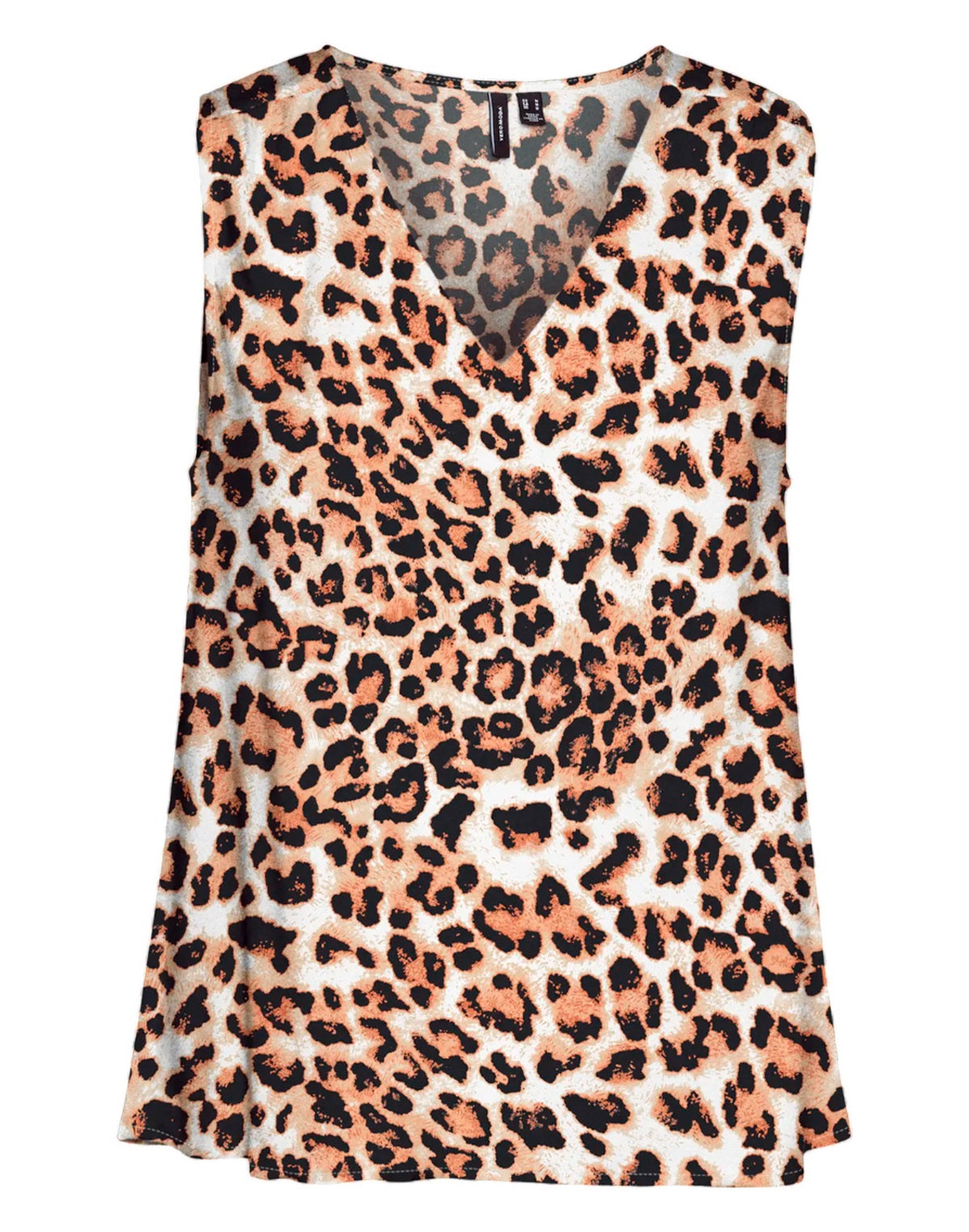 "Vero Moda "VMEASY JOY" TOP ANIMALIER Marrone"