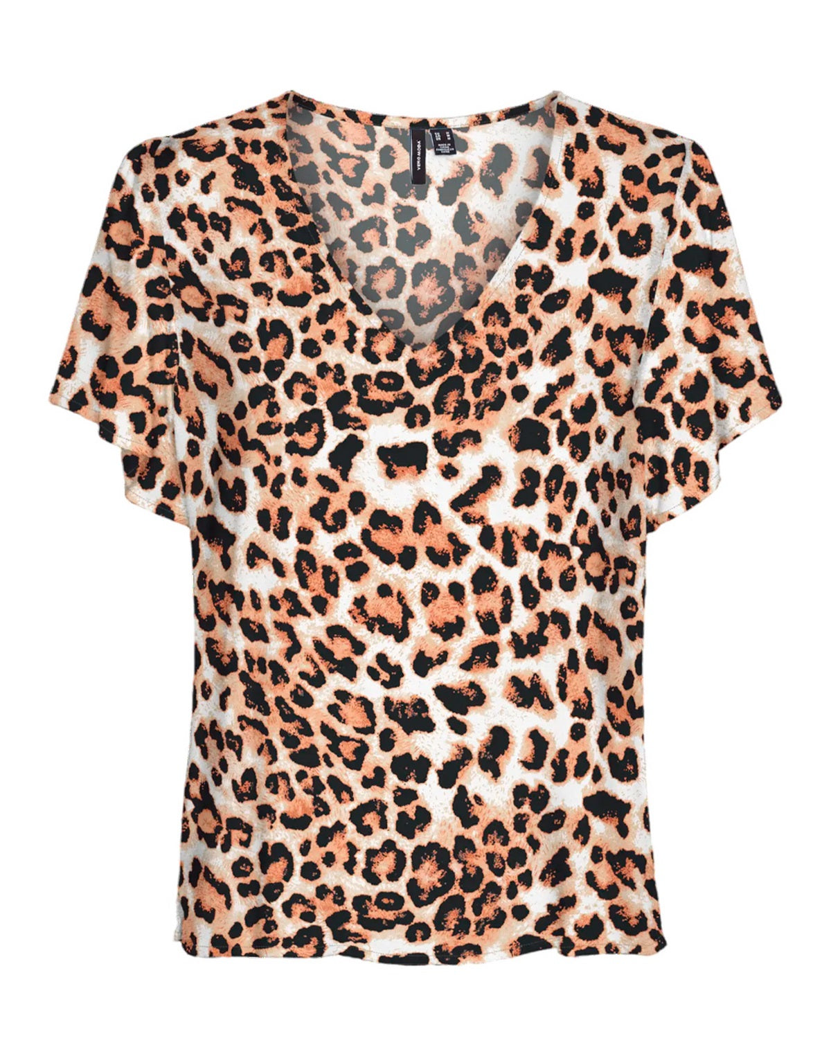 "Vero Moda "VMEASY JOY" TOP ANIMALIER Marrone"