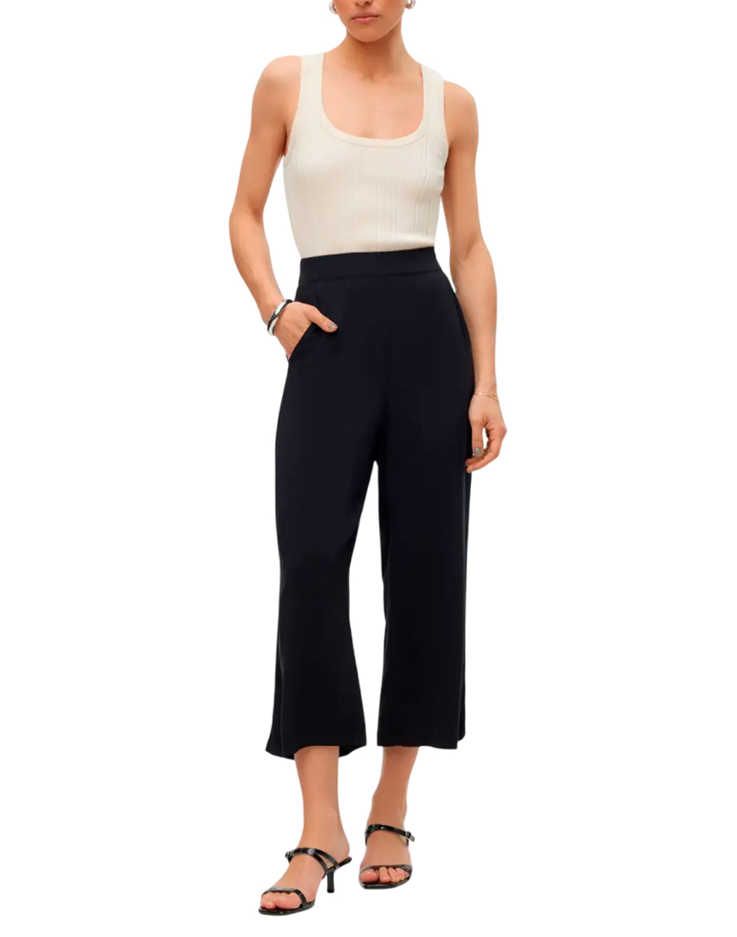 "Vero Moda "VMEASY JOY HW" PANTALONI Nero"