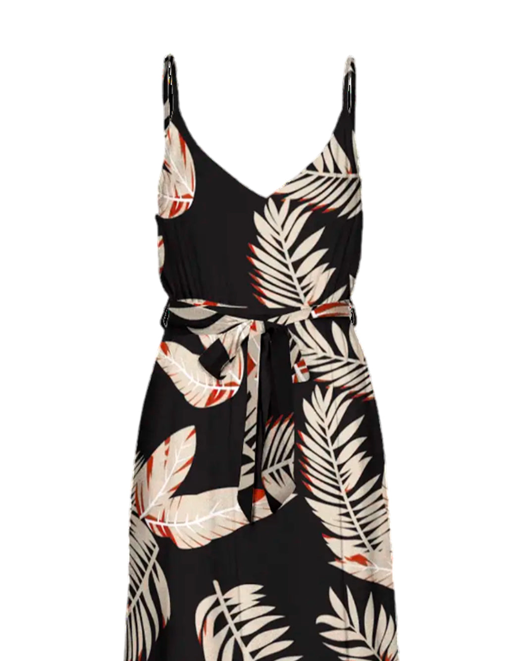 "Vero Moda "VMEASY JOY SLIT MAXI" ABITO FLOREALE Nero"