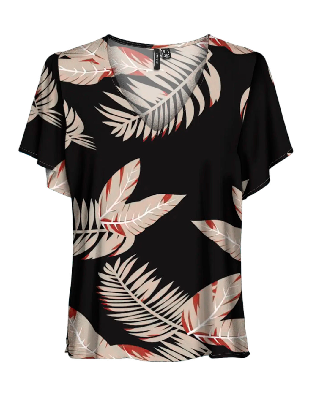 "Vero Moda "VMEASY JOY" TOP FLOREALE Nero"