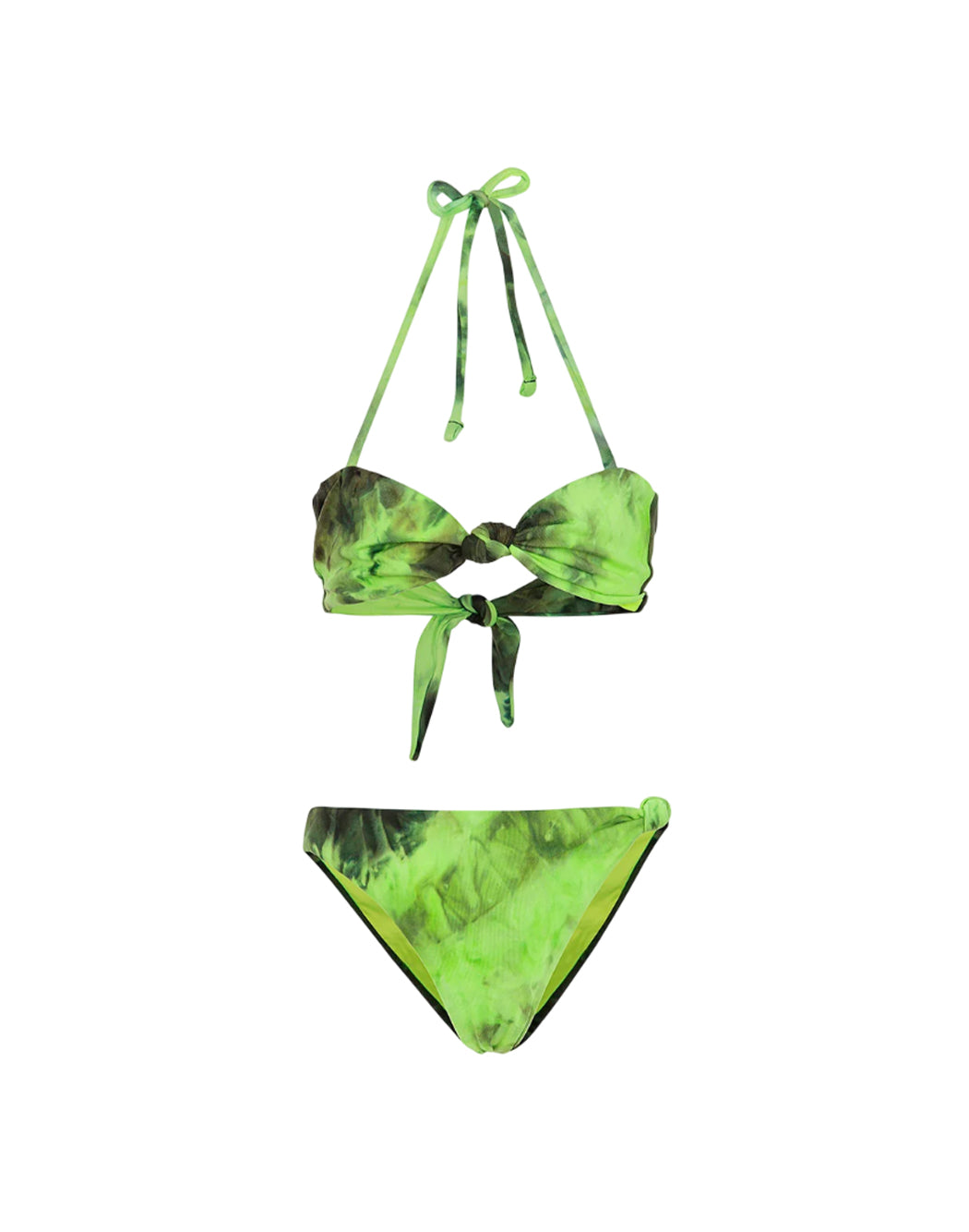 Fuck BIKINI FASCIA CON SLIP FISSO Verde