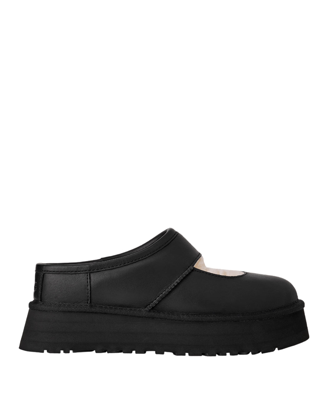 Ugg CIABATTA MARY JANE BEA LEATHER Nero