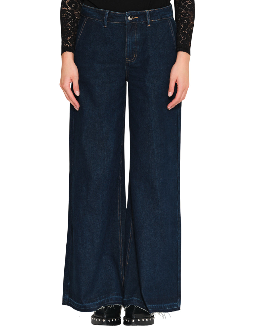 Jeans A Vita Alta