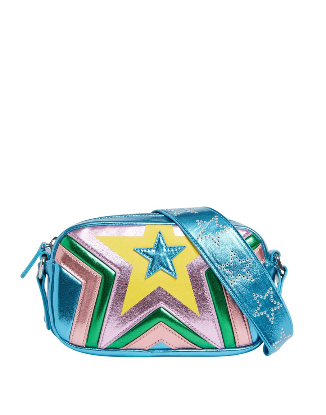 Stella Mccartney Kids BORSA STAR METALLIZZATA Multicolor