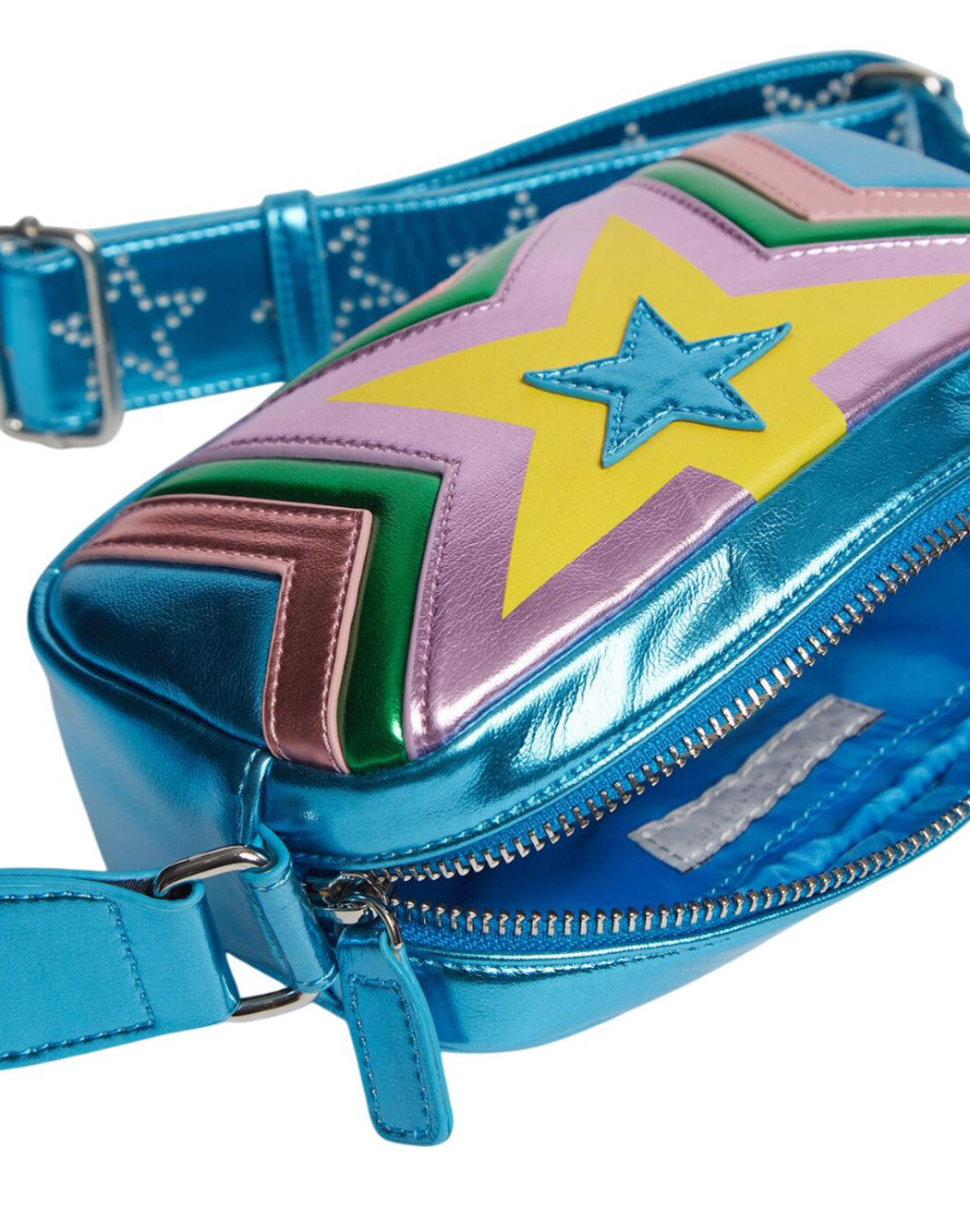 Stella Mccartney Kids BORSA STAR METALLIZZATA Multicolor