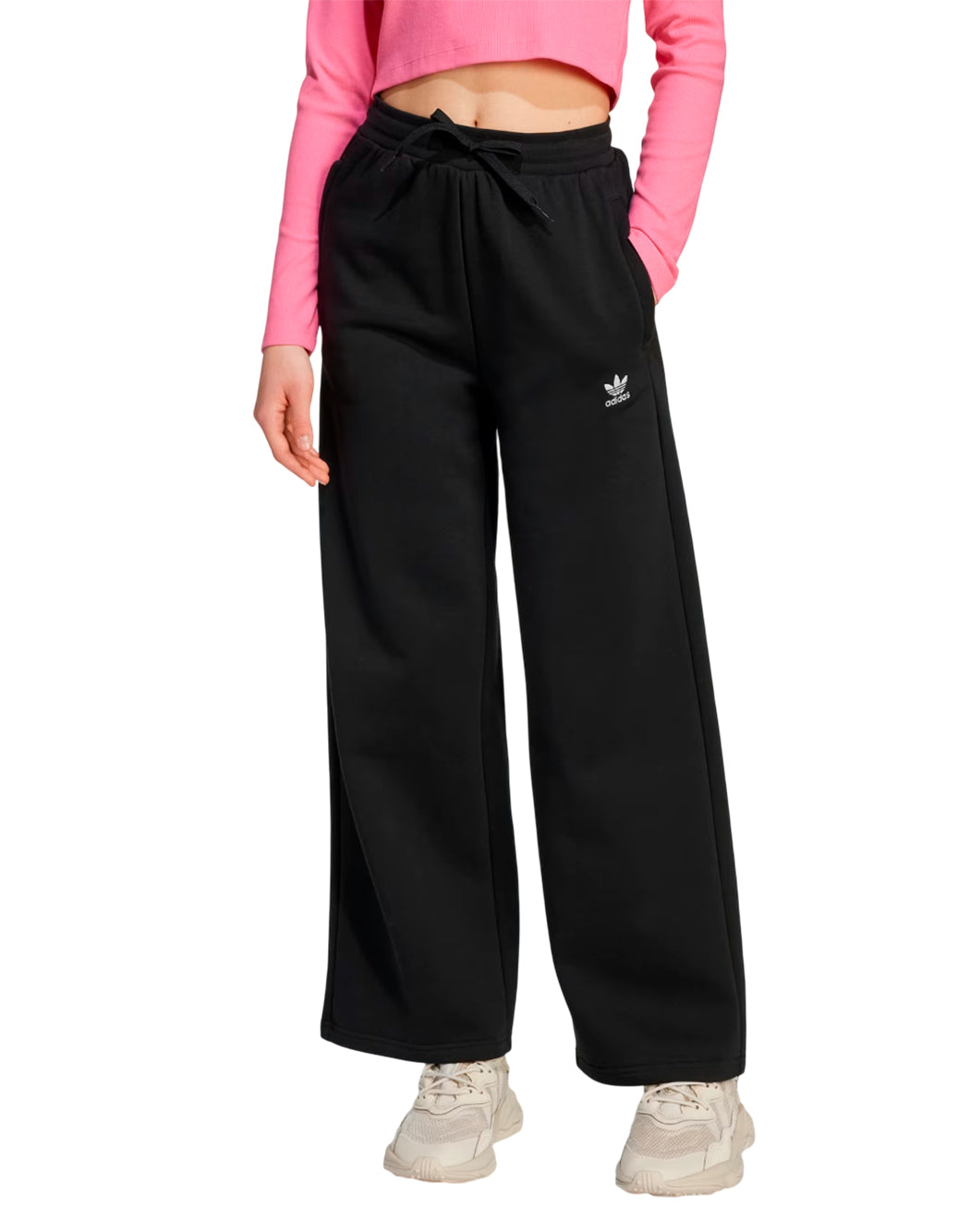 Adidas PANTALONI A GAMBA LARGA Nero