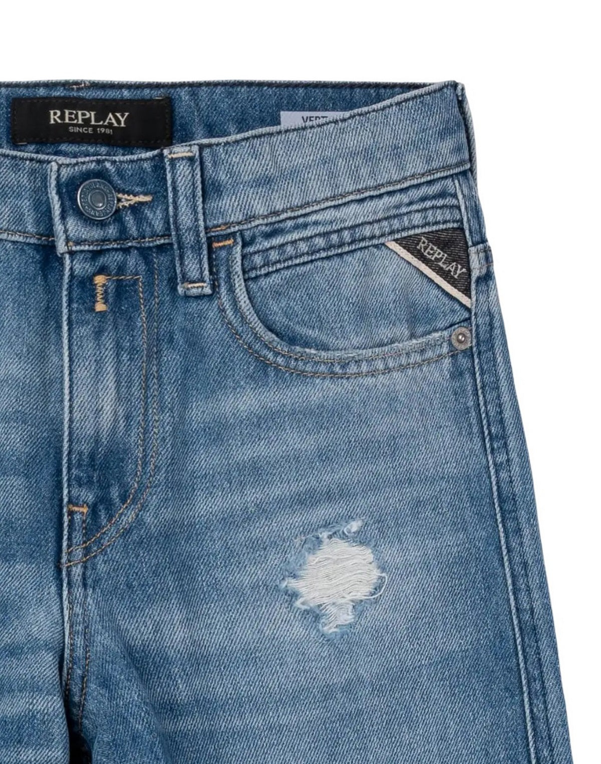 Replay JEANS SLIM FIT WALLYS Blu