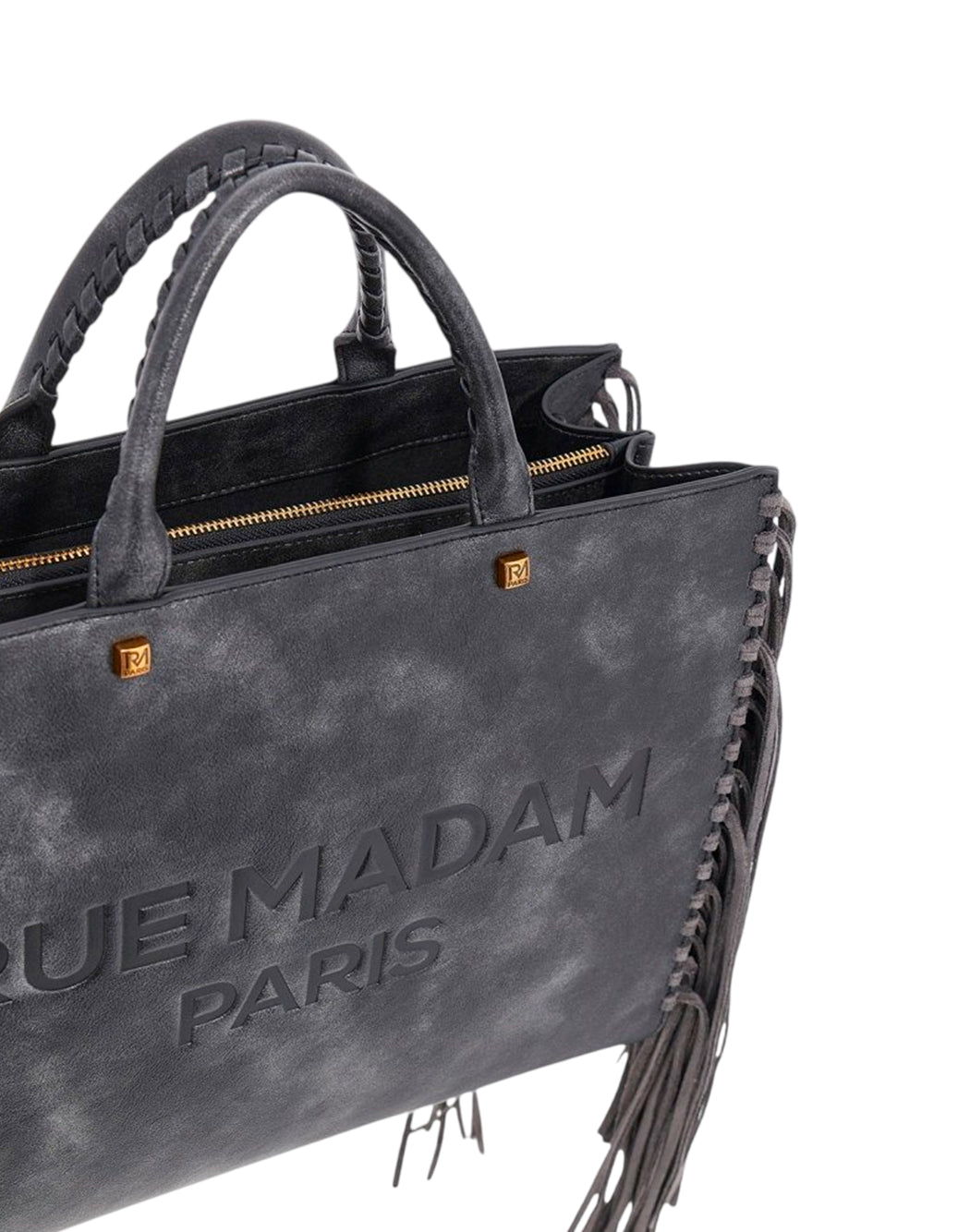 "Rue Madam Paris BORSA A MANO "TEXAS TOTE" Nero"