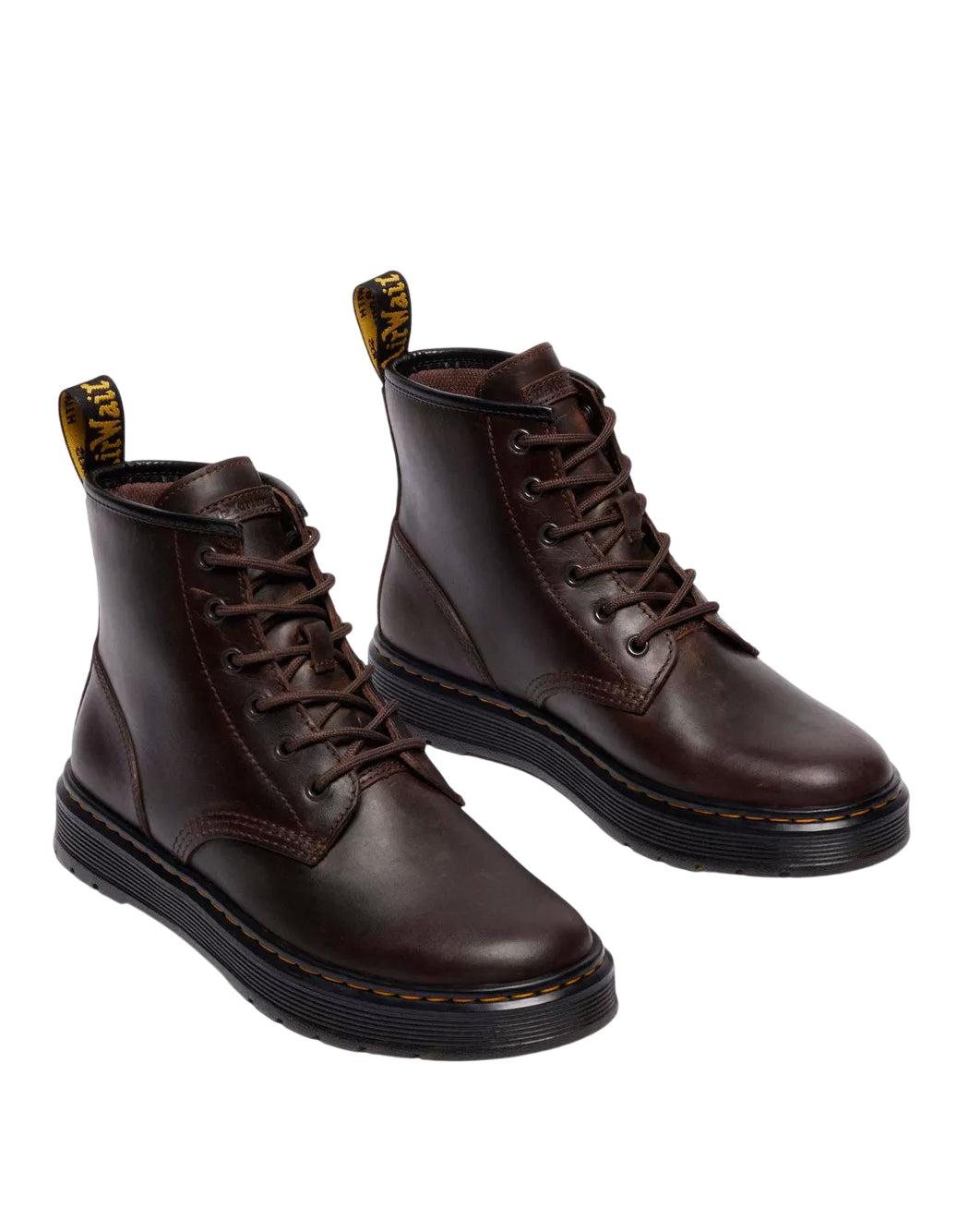 "Dr. Martens STIVALI STRINGATI "BROOKLINE CHUKKA" Marrone"