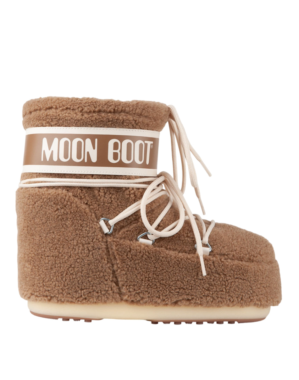 "Moon Boot STIVALETTI DA NEVE "ICON LOW TEDDY" Marrone"