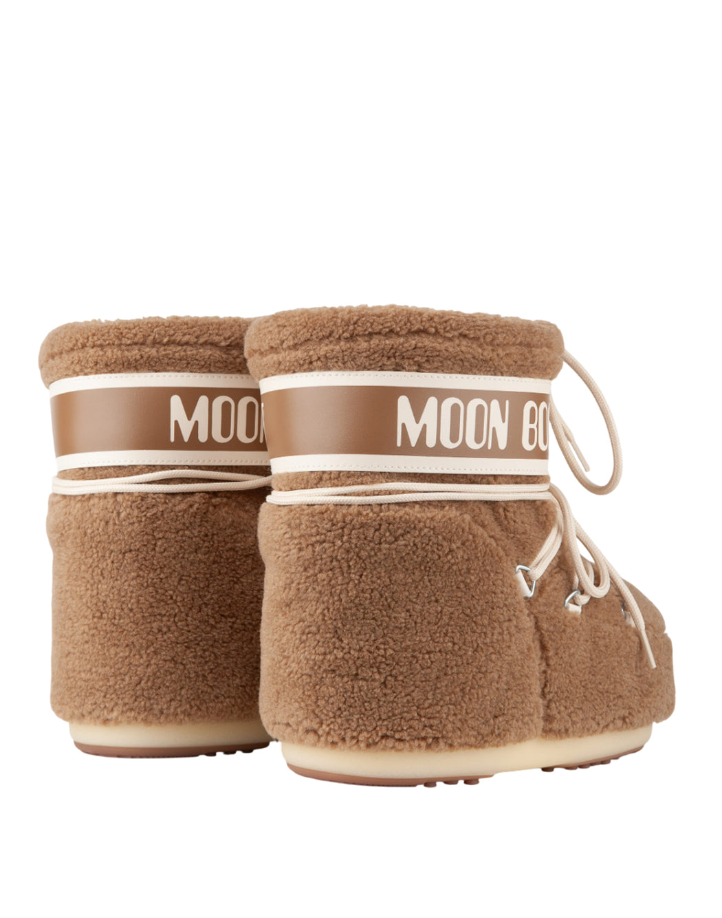 "Moon Boot STIVALETTI DA NEVE "ICON LOW TEDDY" Marrone"