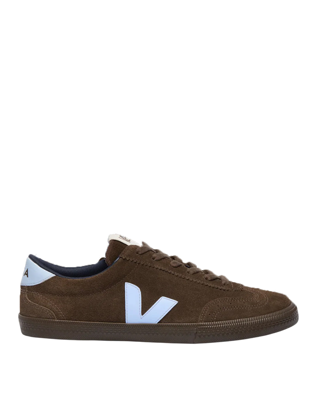 "Veja SNEAKERS "VOLLEY SUEDE EAGLE SWAN" Marrone"