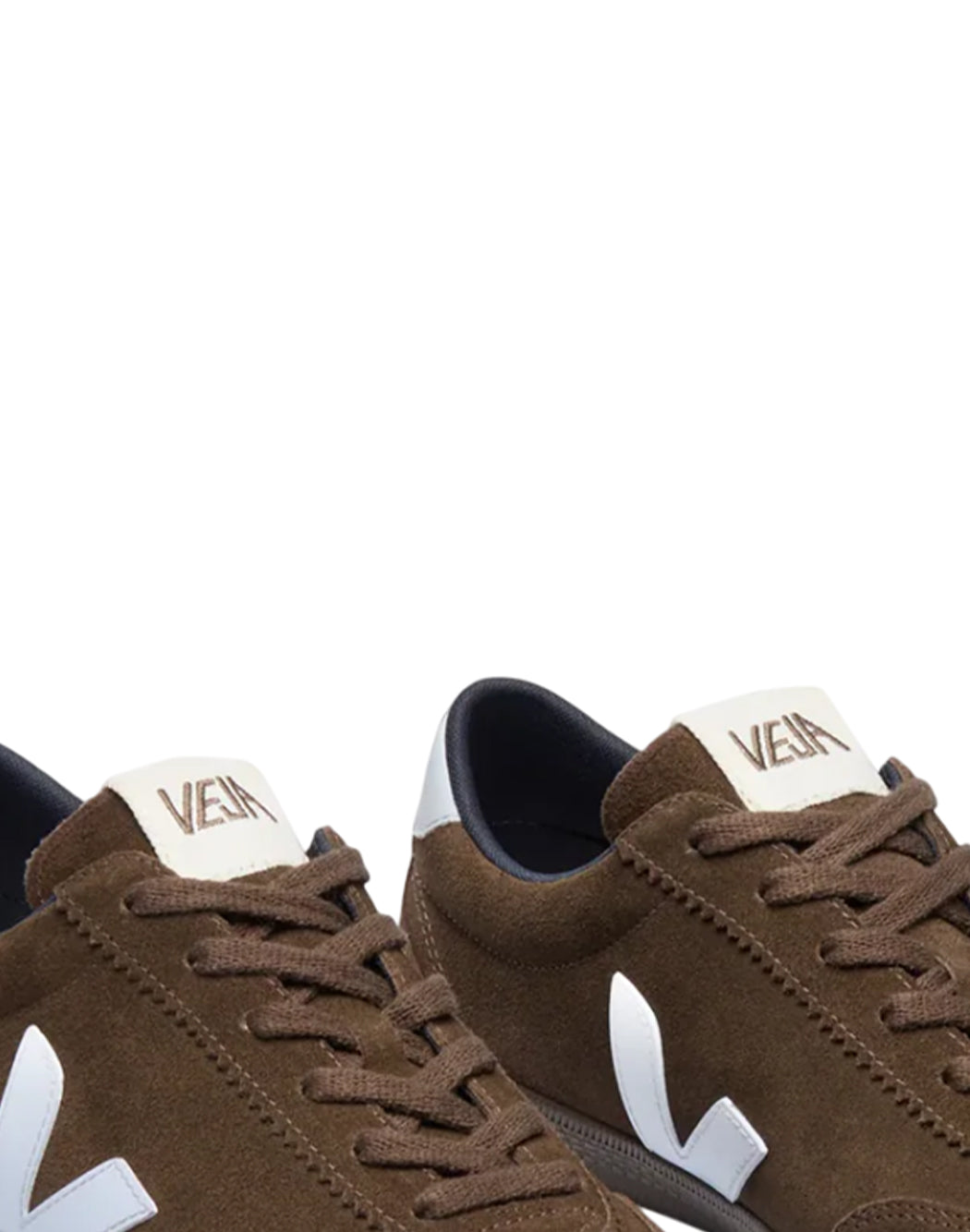 "Veja SNEAKERS "VOLLEY SUEDE EAGLE SWAN" Marrone"