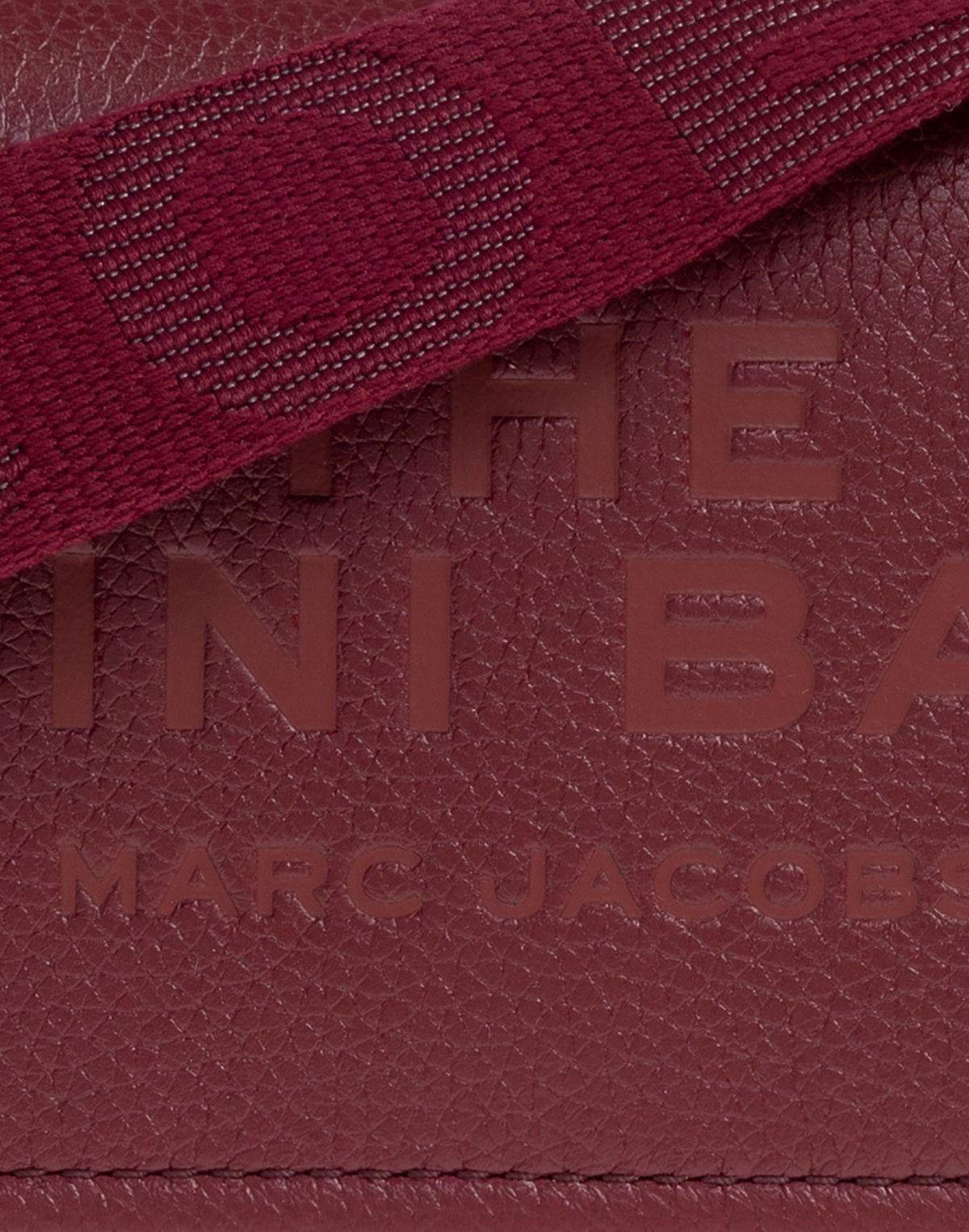 Marc Jacobs THE LEATHER MINI BAG Rosso