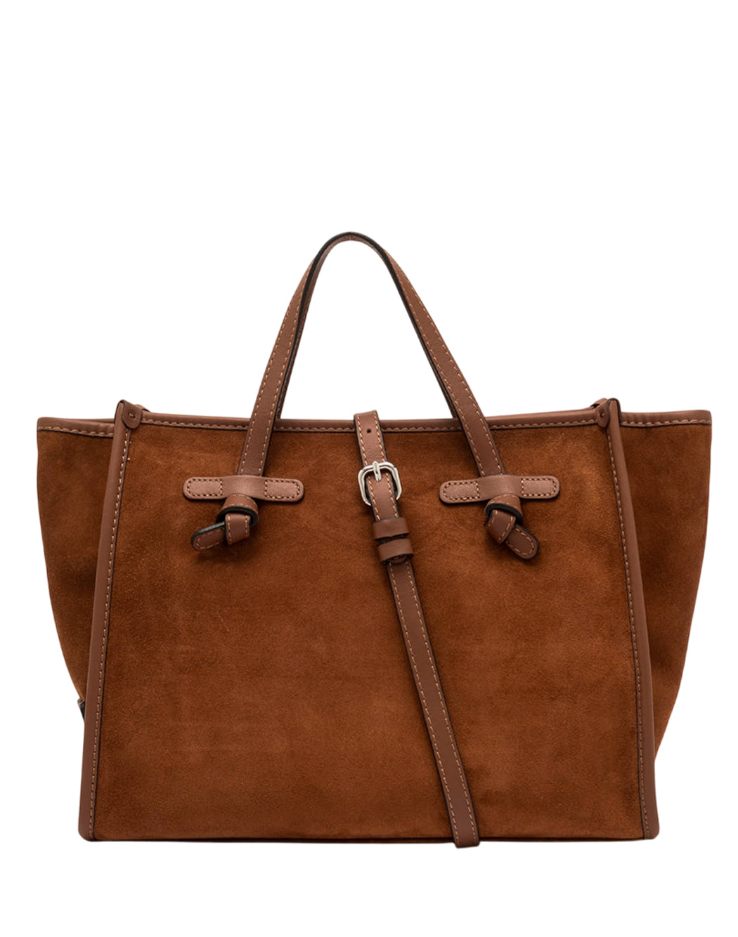 Marcella Club BORSA IN CAMOSCIO Marrone