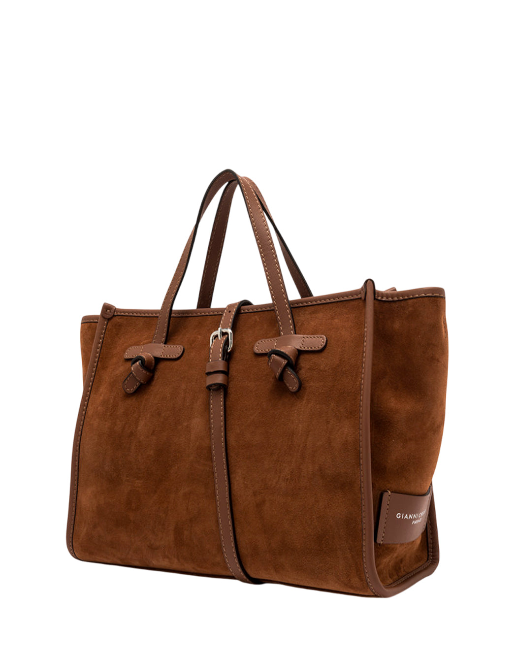 Marcella Club BORSA IN CAMOSCIO Marrone