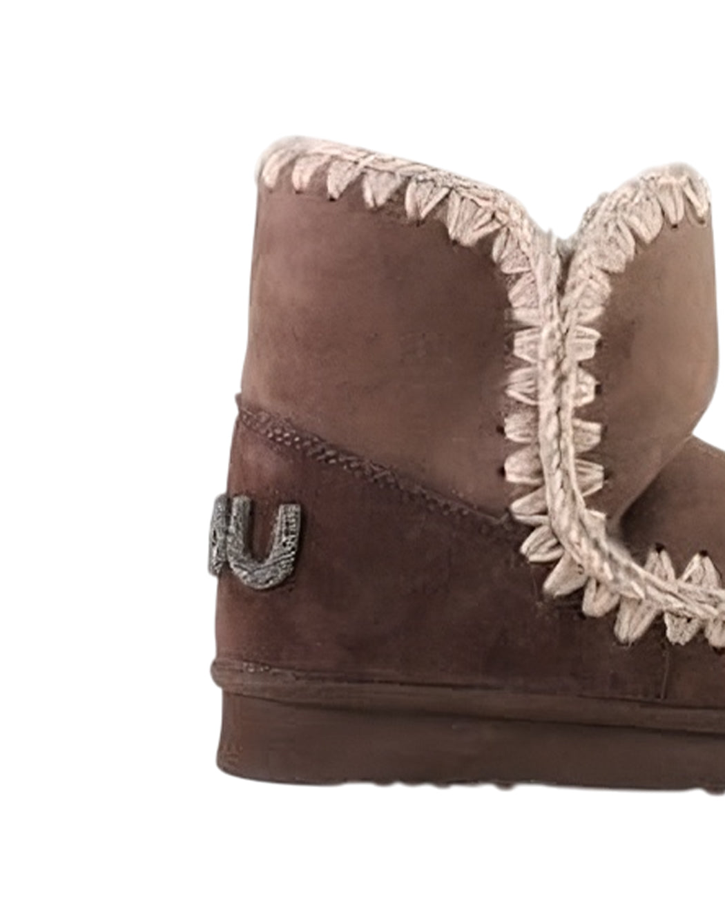 Mou STIVALETTI ESKIMO 18 CON LOGO GIOIELLO Marrone