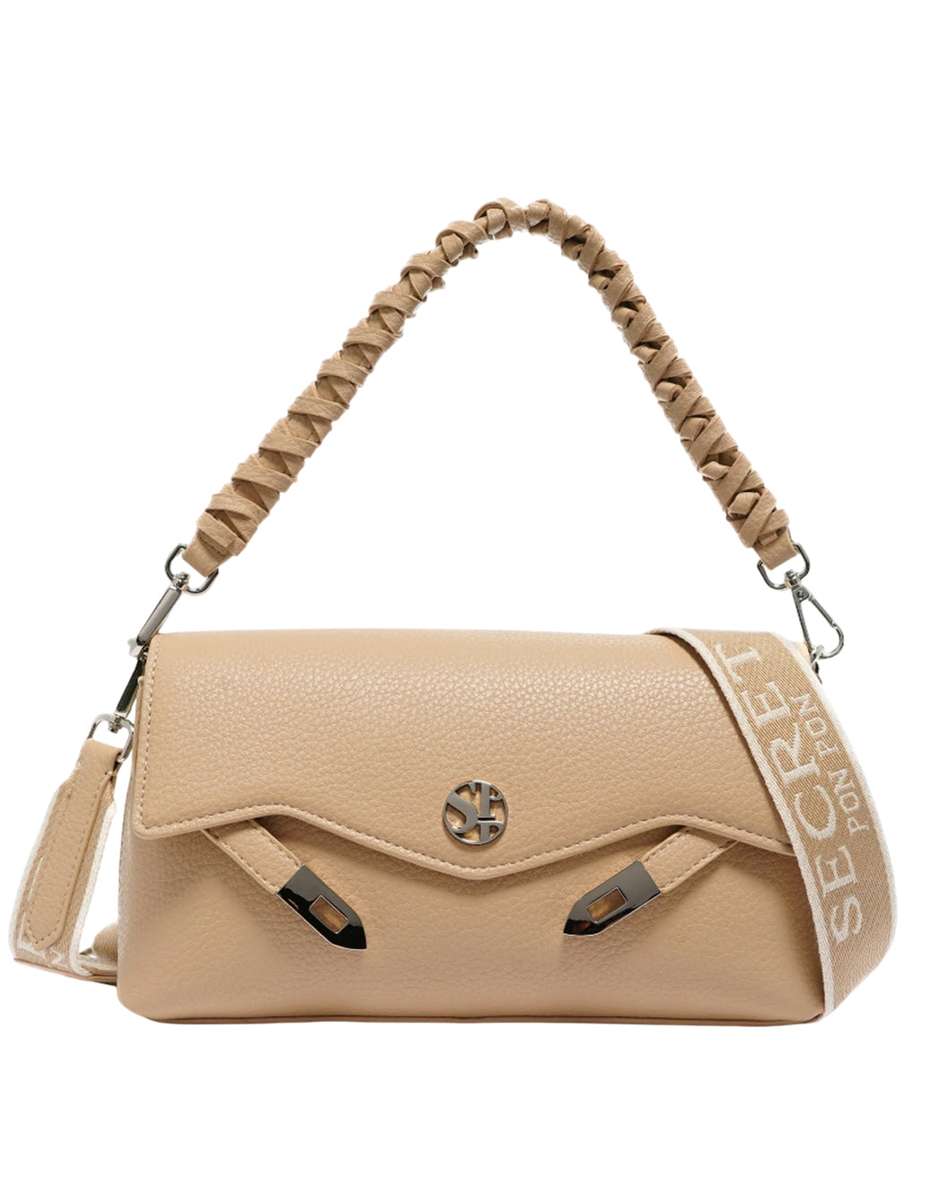 Secret Pon Pon BORSA QUINY CLUTCH Nero