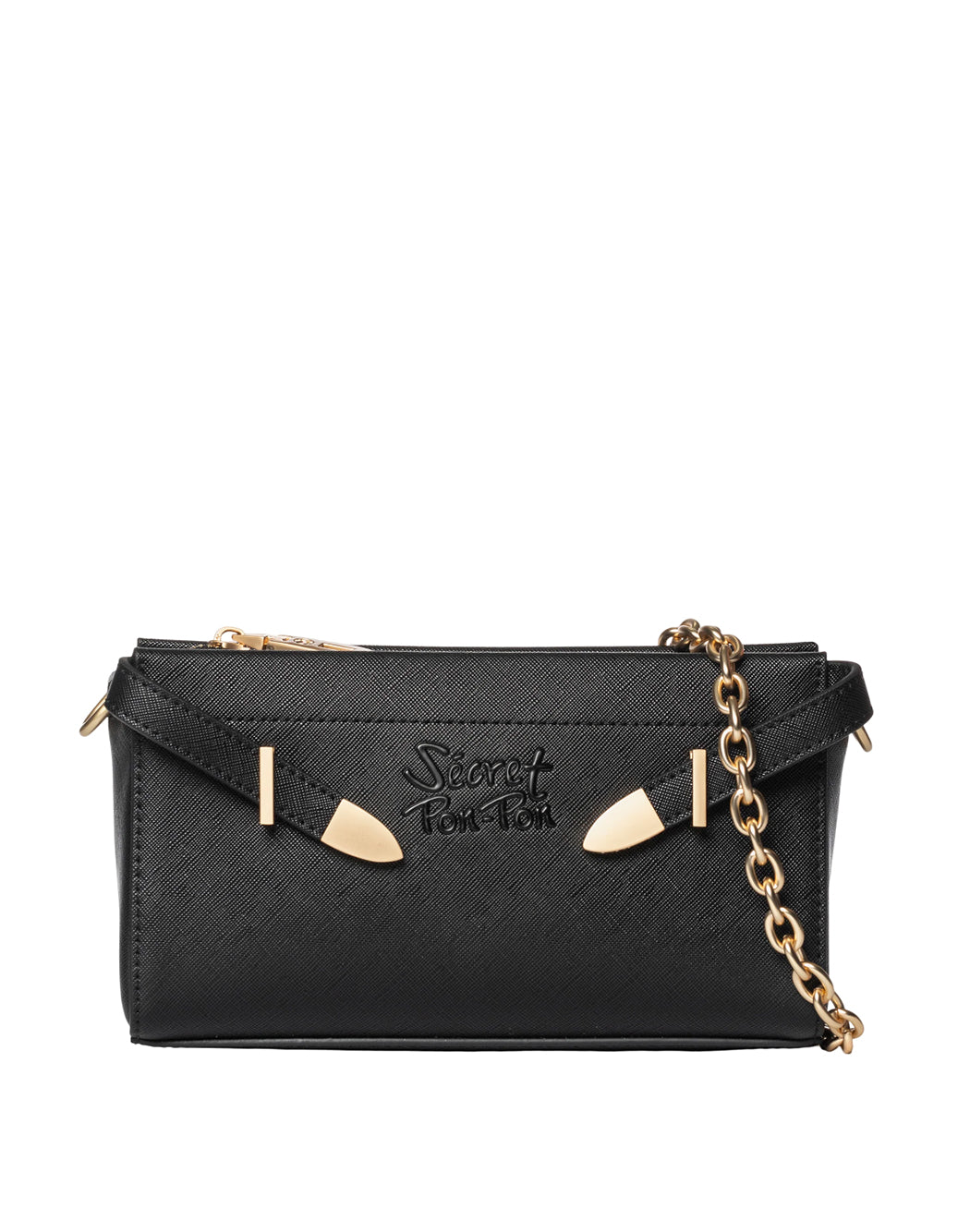 Secret Pon Pon BORSA QUIRA GRAIN POUCH Nero