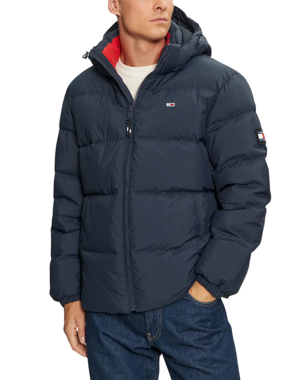 Tommy Hilfiger Jeans Piumini corti da Uomo Tommy hilfiger jeans, colore Blu Blu